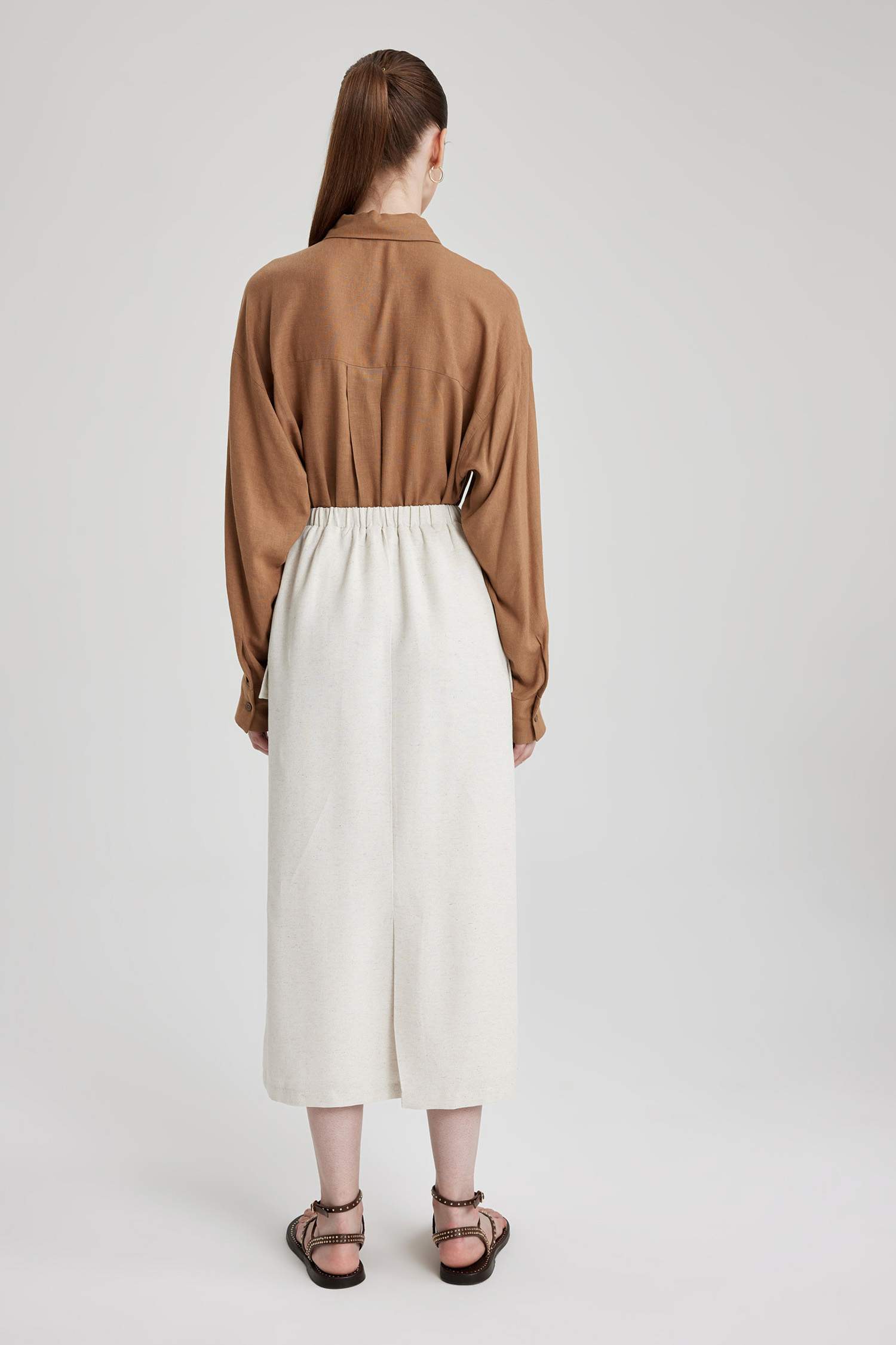 Linen Long Skirt