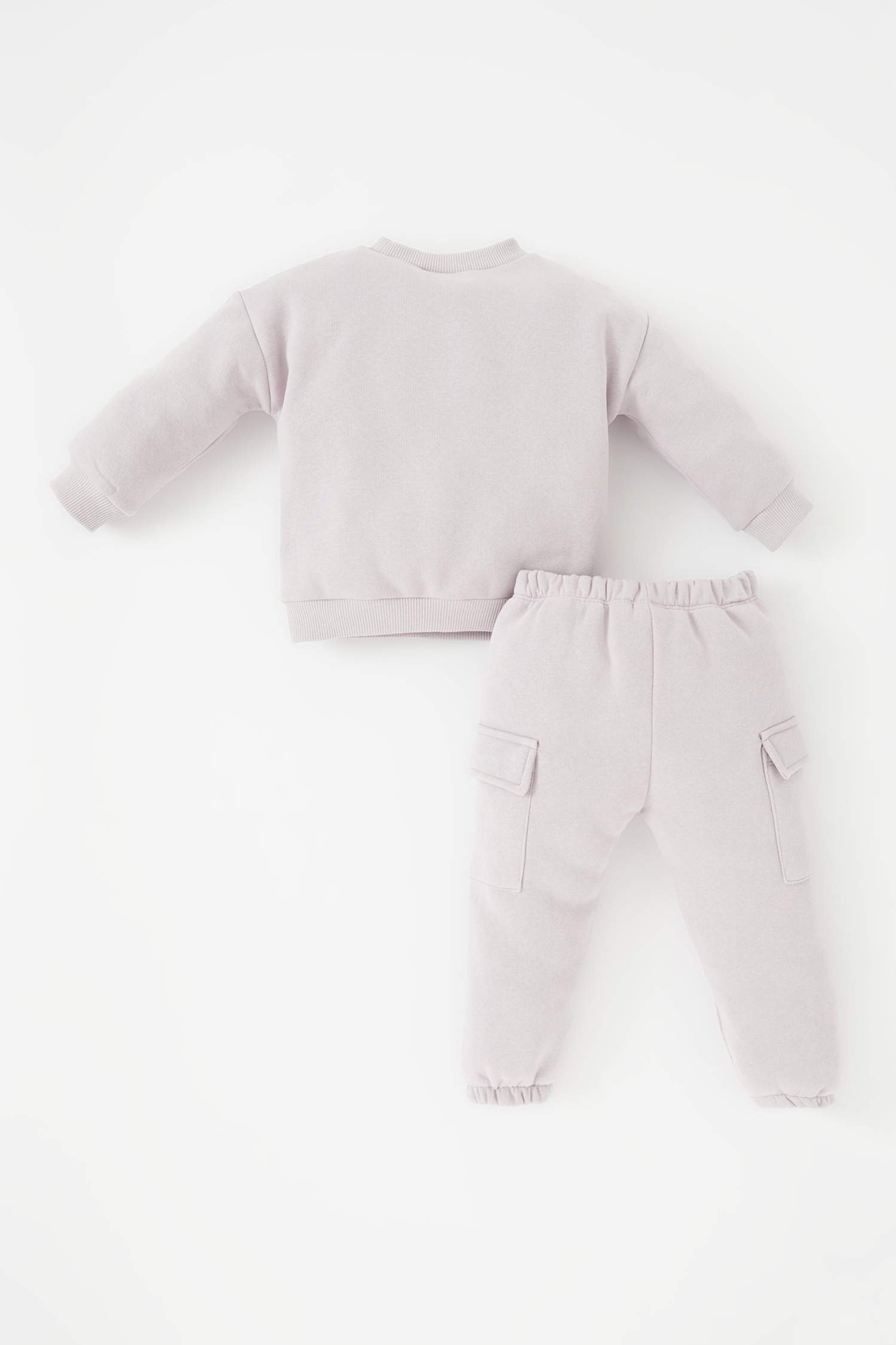 Baby Girl Slogan Printed Sweatshirt Sweatpant Set of 2