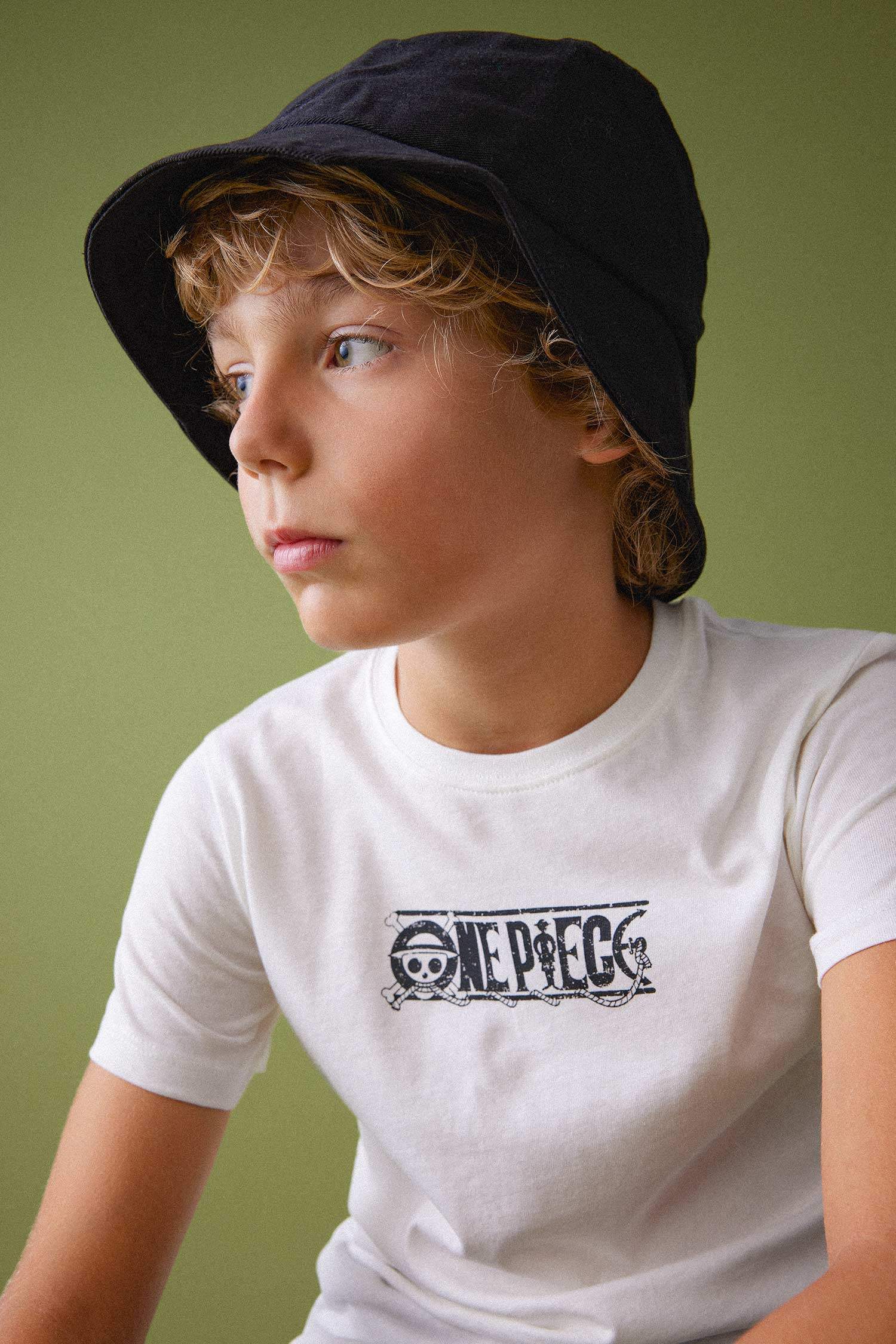 Футболка One Piece с круглым вырезом для мальчиков