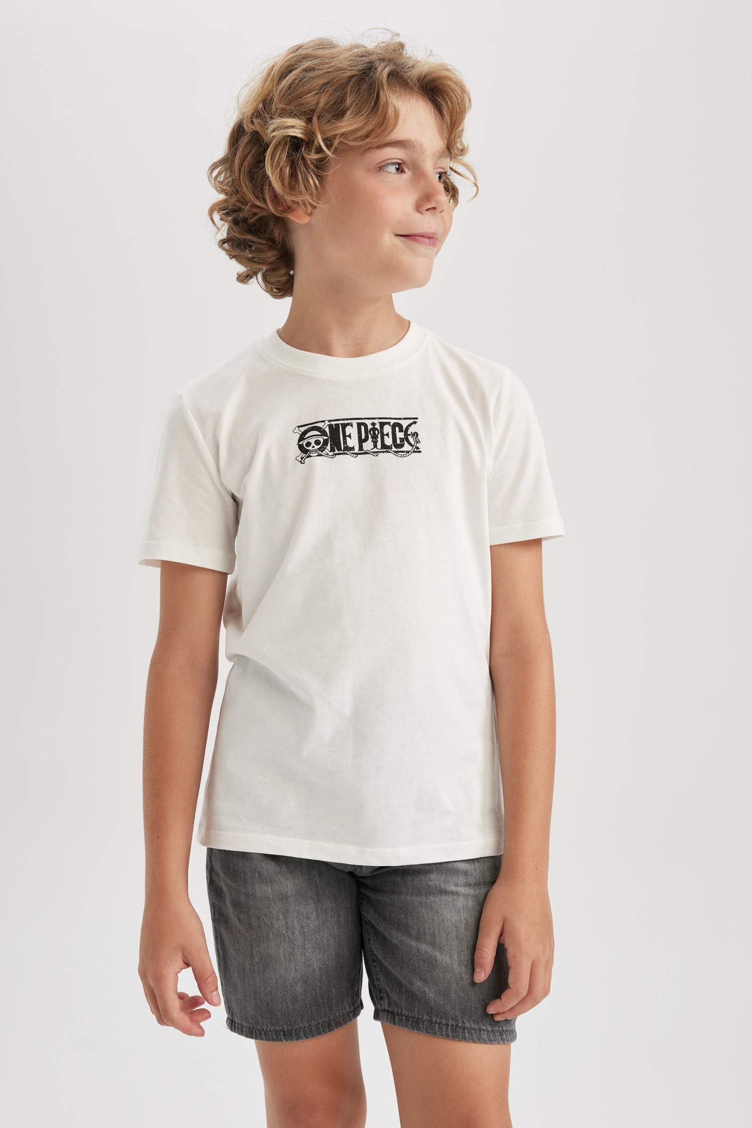 Футболка One Piece с круглым вырезом для мальчиков