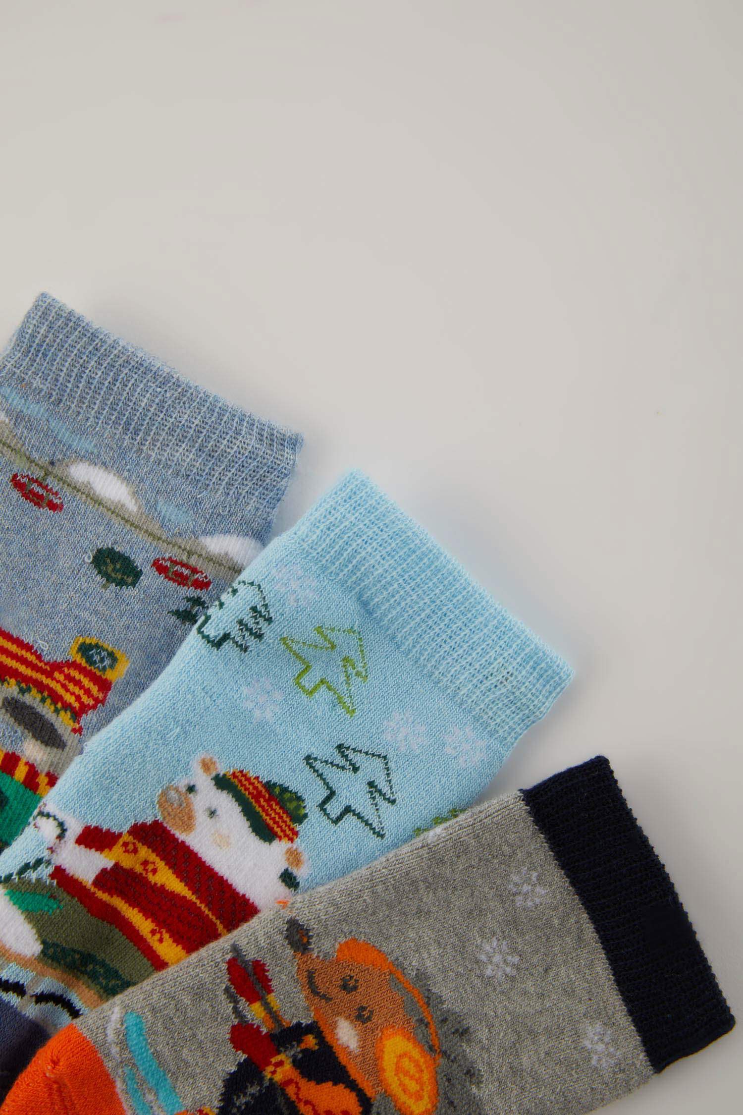 Chaussettes Coton Pour Bébé - 3 Paires