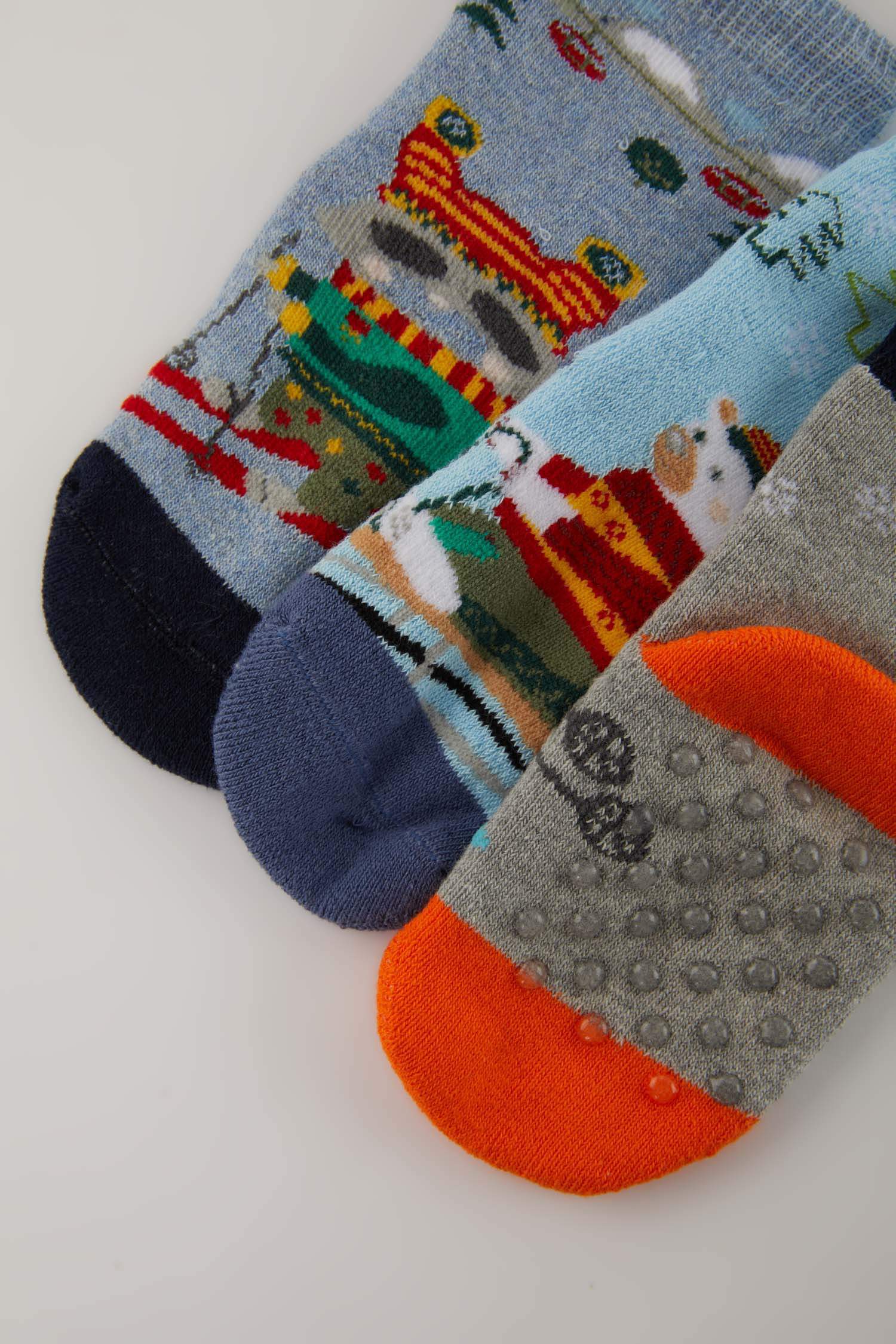 Chaussettes Coton Pour Bébé - 3 Paires