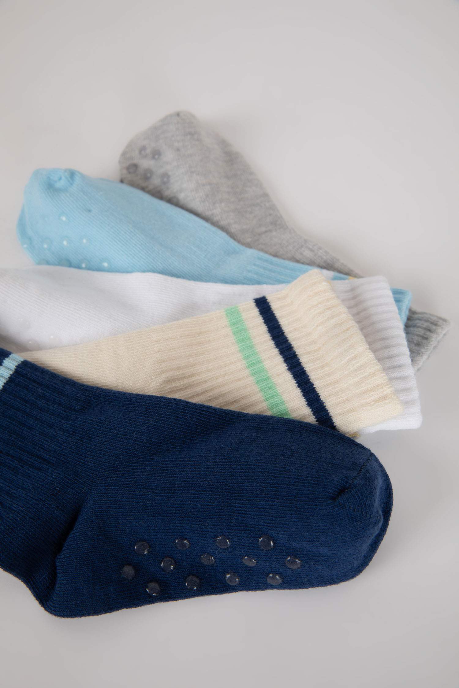 Erkek Bebek 5'li Pamuklu Uzun Çorap