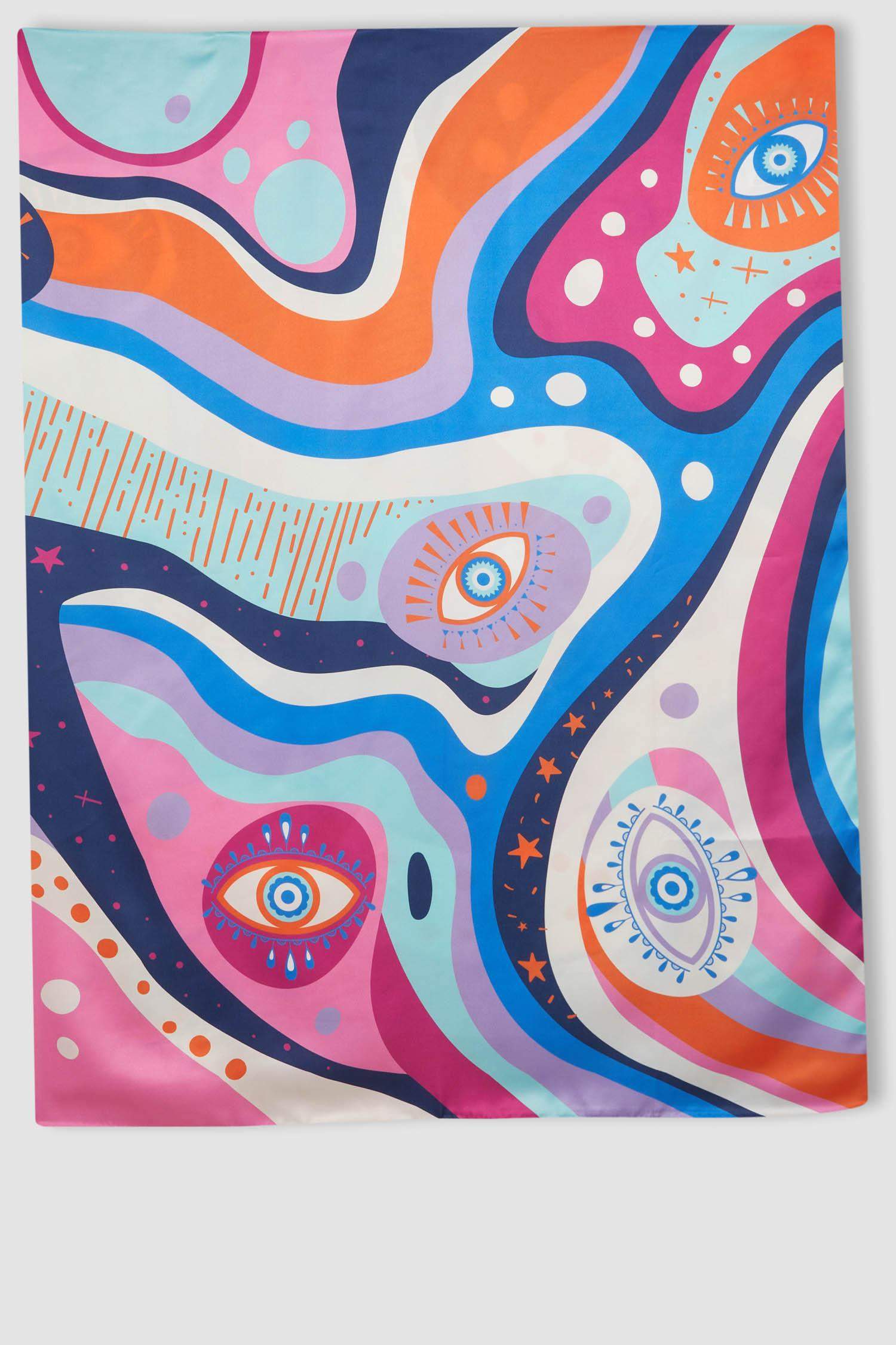 Fall in Love Regular Fit Desenli Plaj Eteği