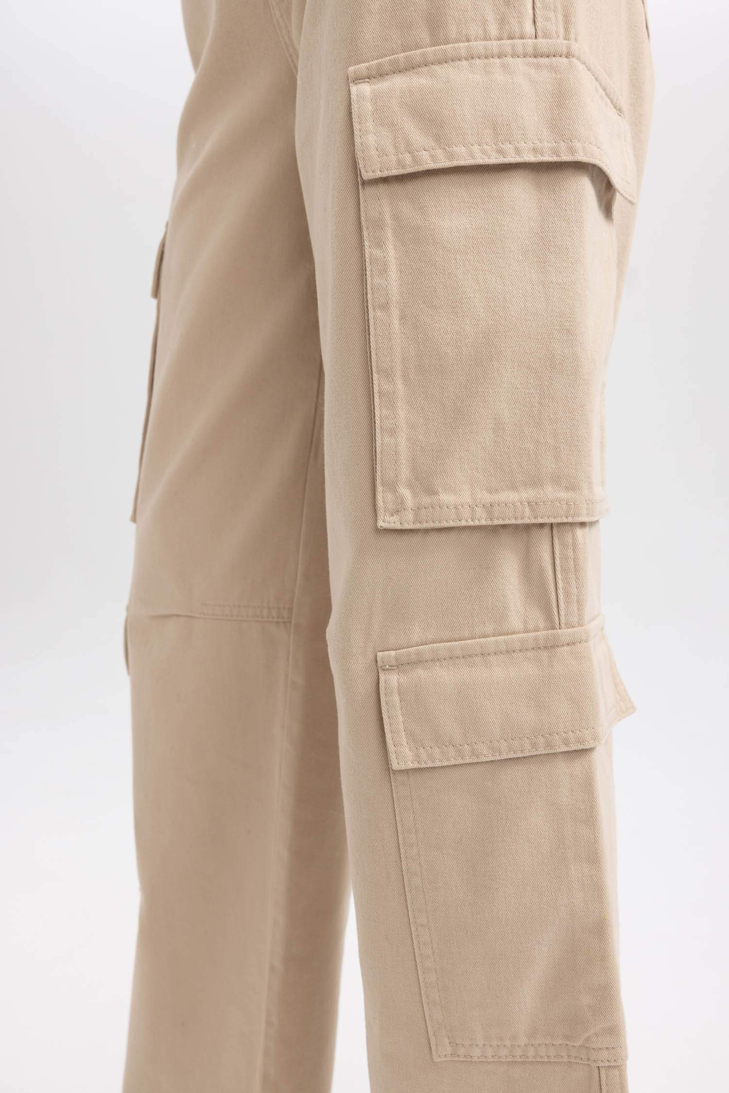 بنطلون جبردين كارجو بقصة مستقيمة