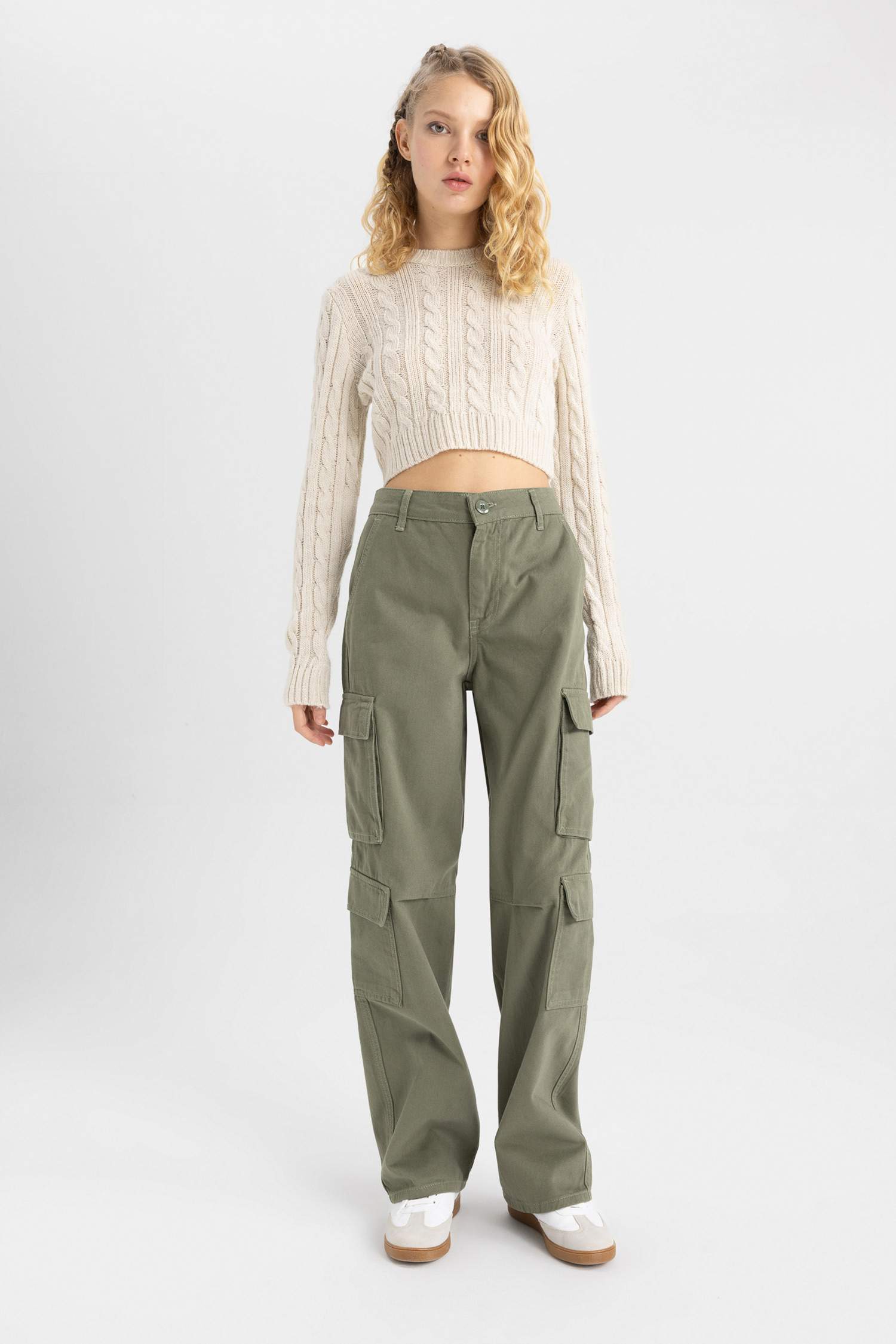 Gabardine Trousers