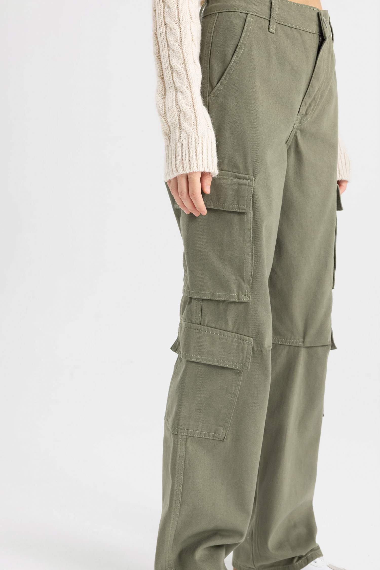 Gabardine Trousers