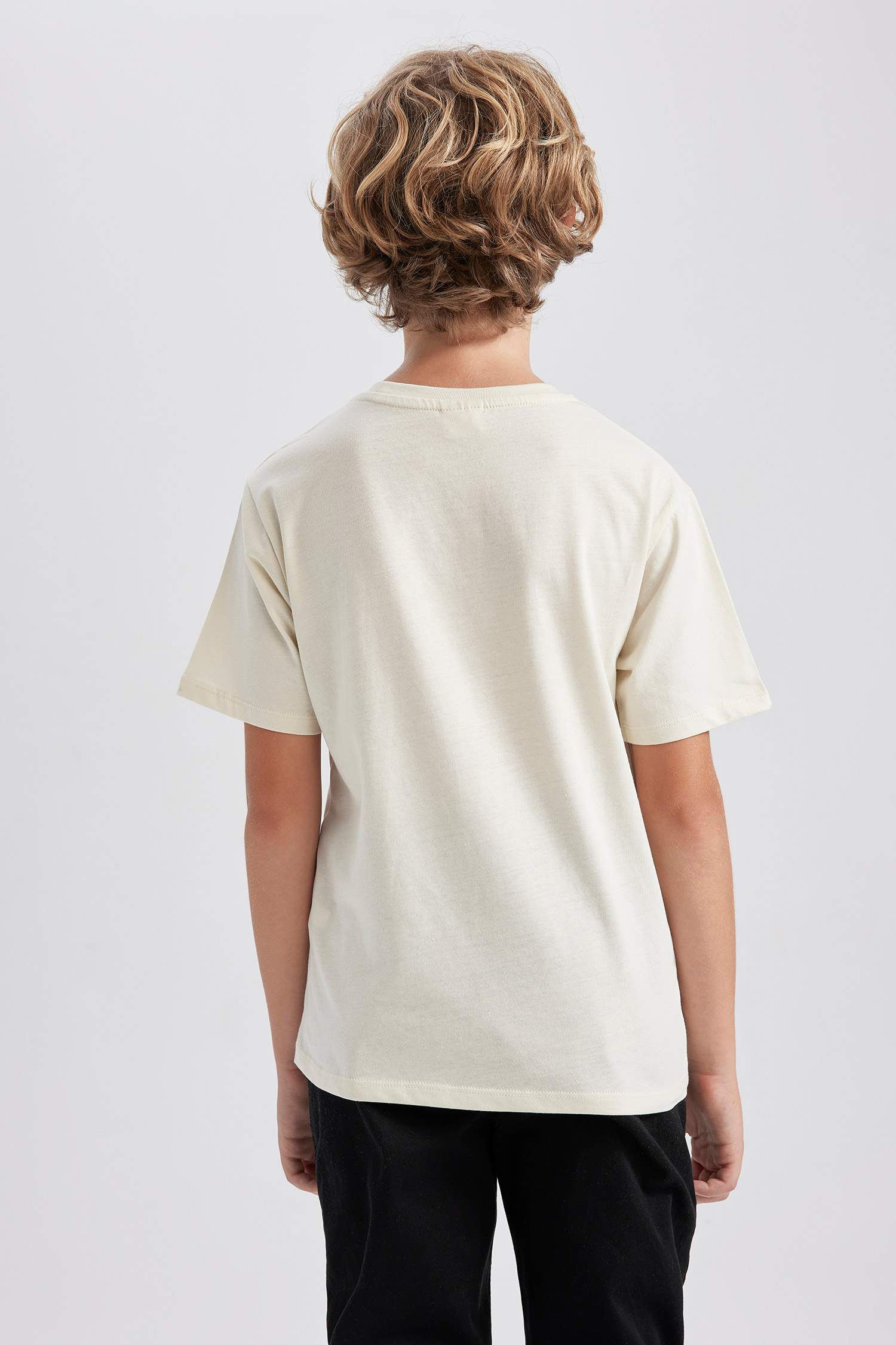 Футболка с круглым вырезом с принтом для мальчиков