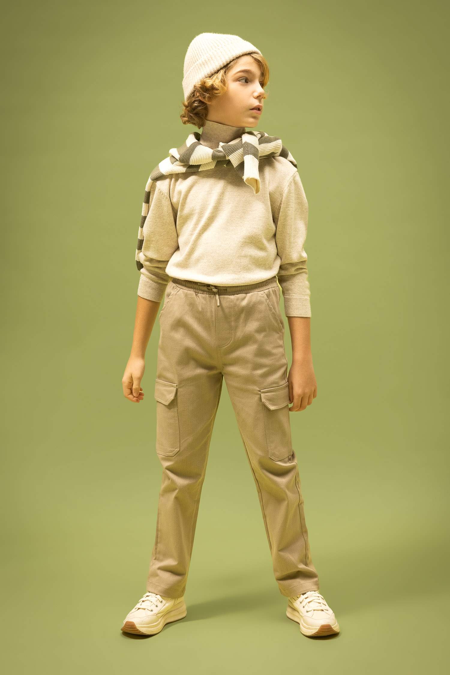 بنطرون جبردين قصة عادية بجيب كارجو