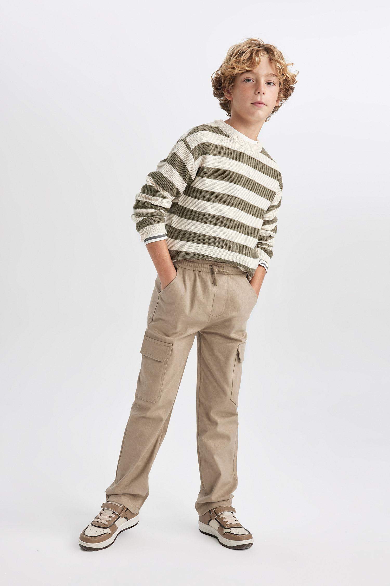 بنطرون جبردين قصة عادية بجيب كارجو