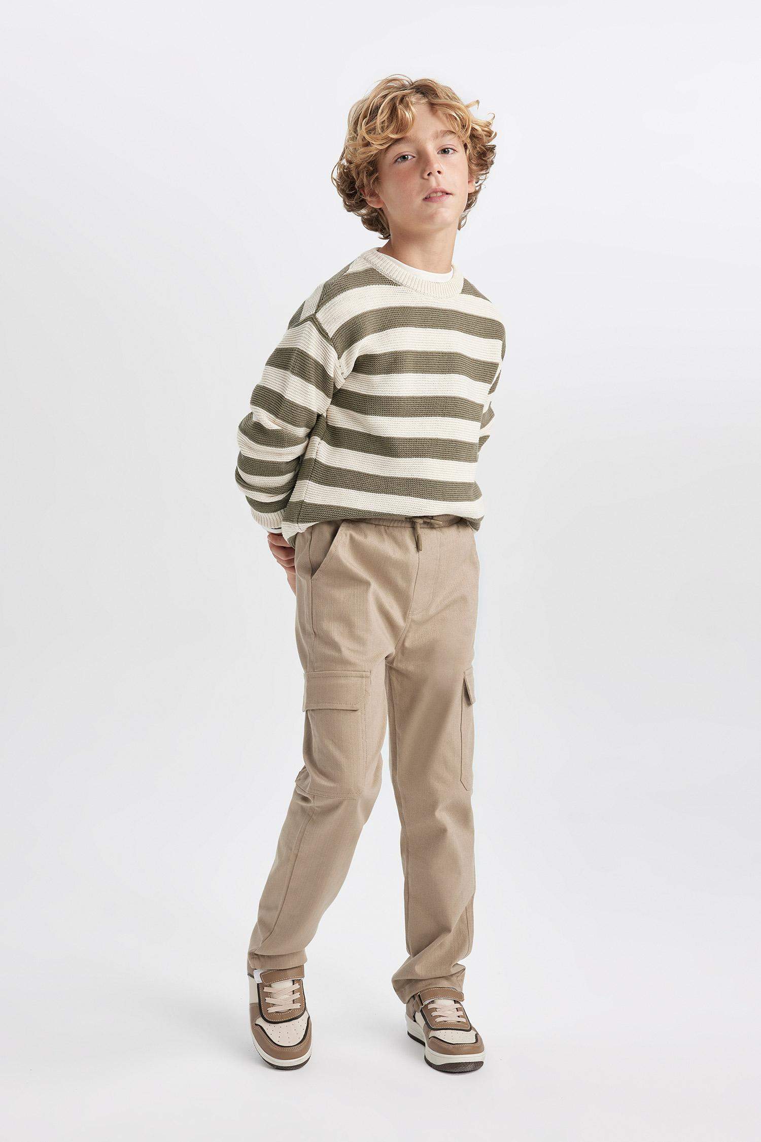 بنطرون جبردين قصة عادية بجيب كارجو