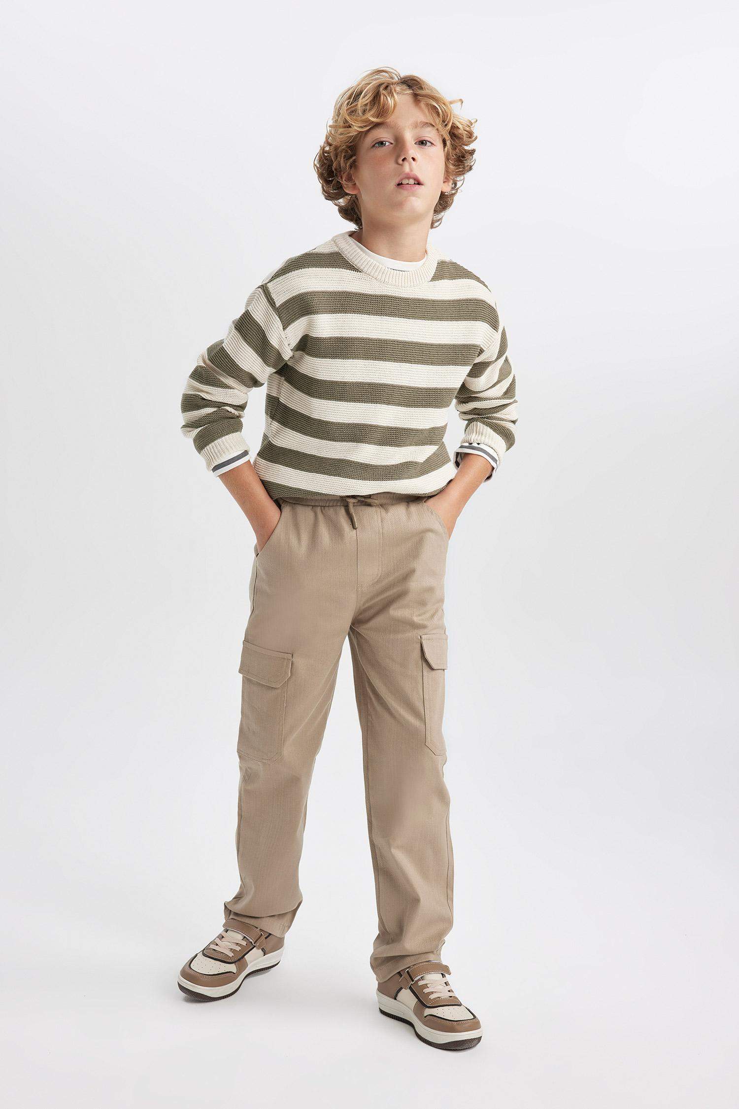 بنطرون جبردين قصة عادية بجيب كارجو