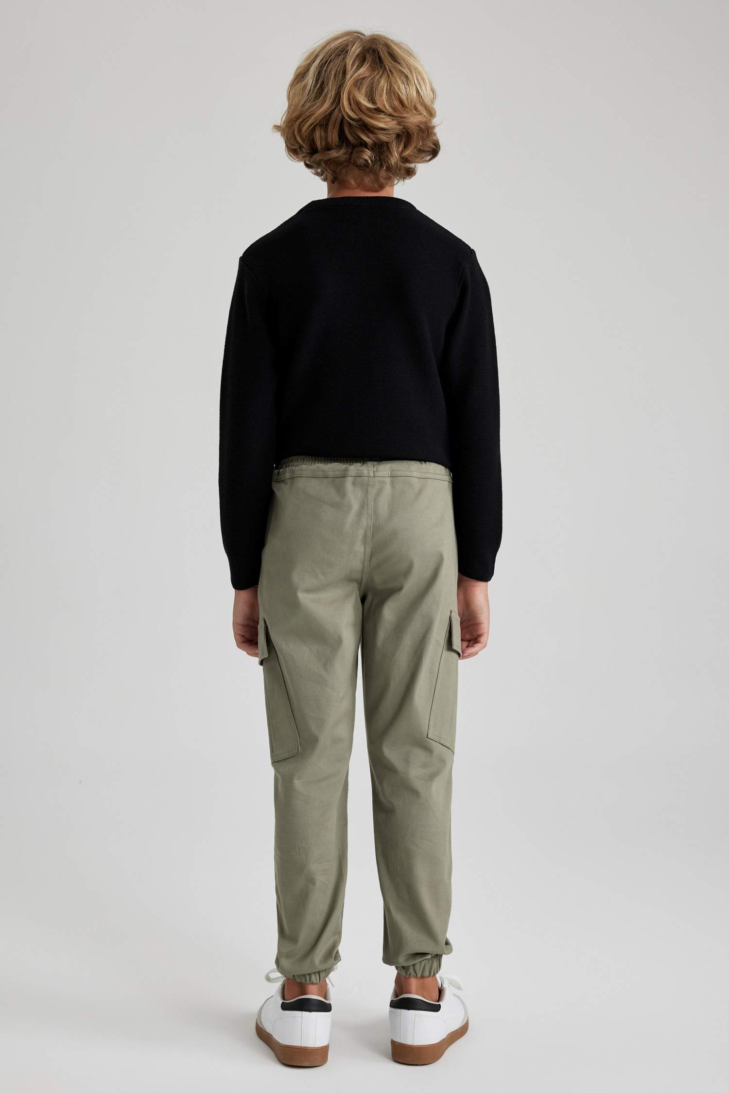 Джоггеры карго из габардина