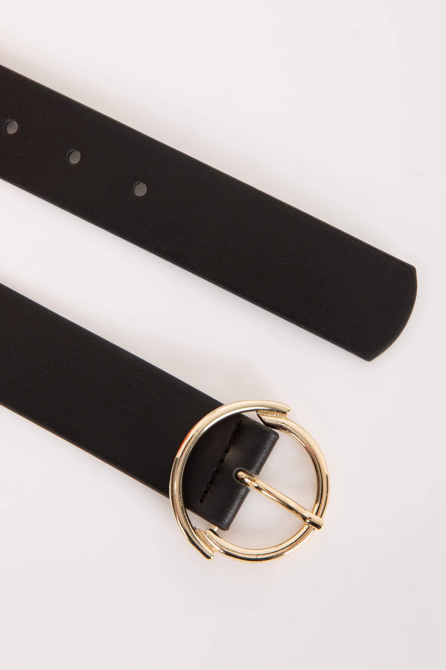 Kadın Oval Toka Suni Deri Klasik Kemer