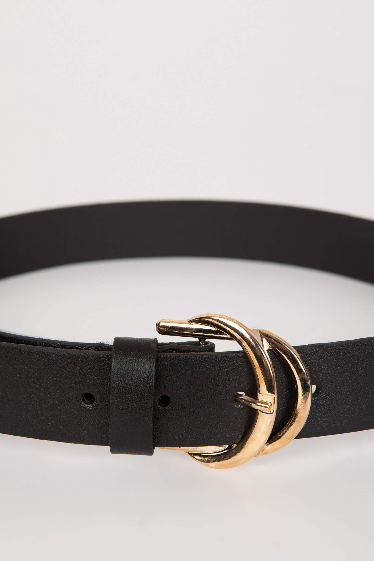 Kadın Oval Toka Suni Deri Klasik Kemer