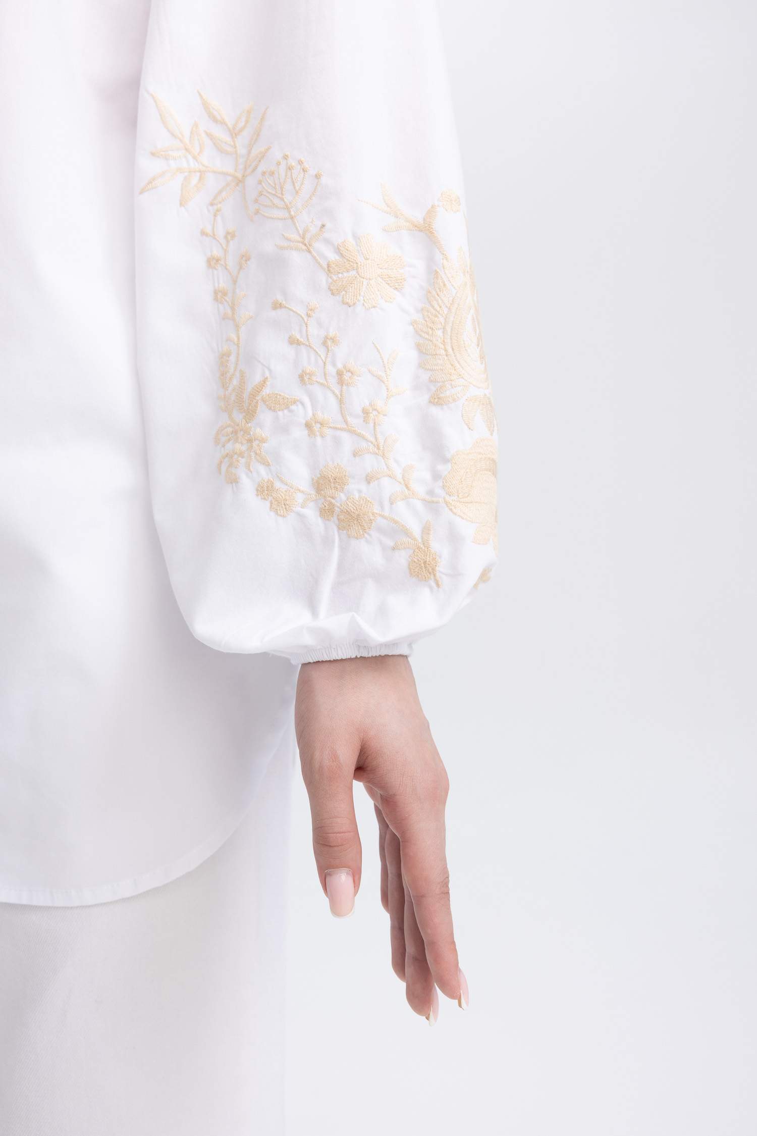 تونيك كم طويل مطبوع قصة مريحة