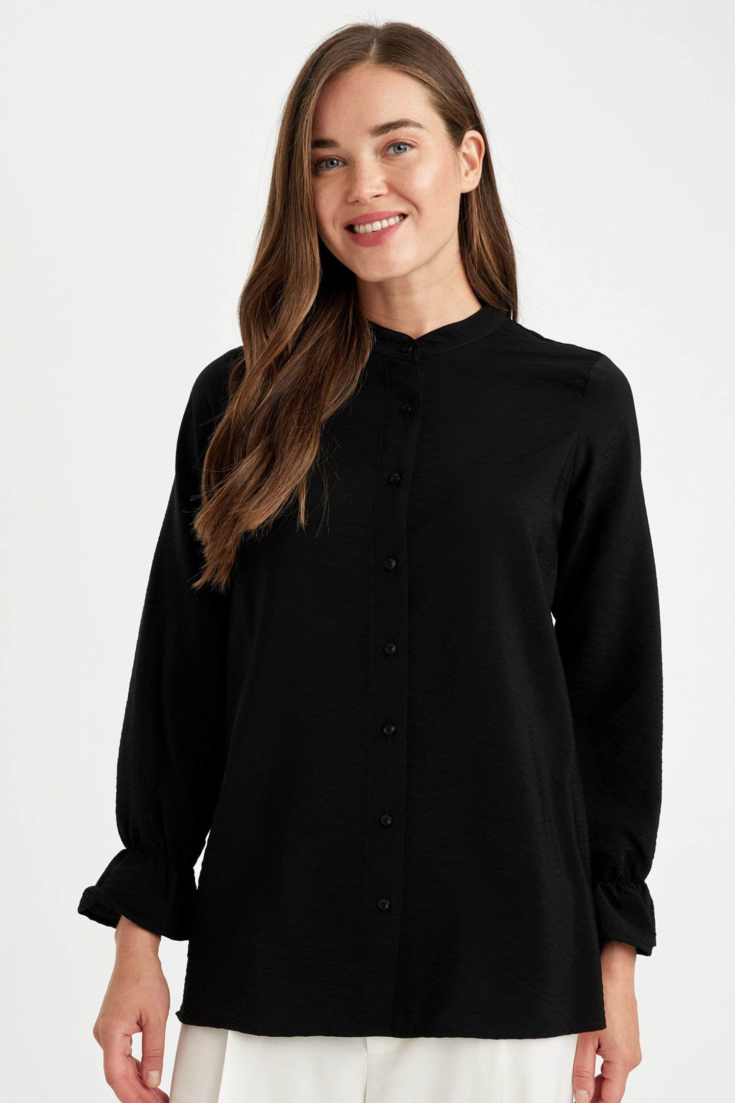 Regular Fit Basic Long Sleeve Shirt