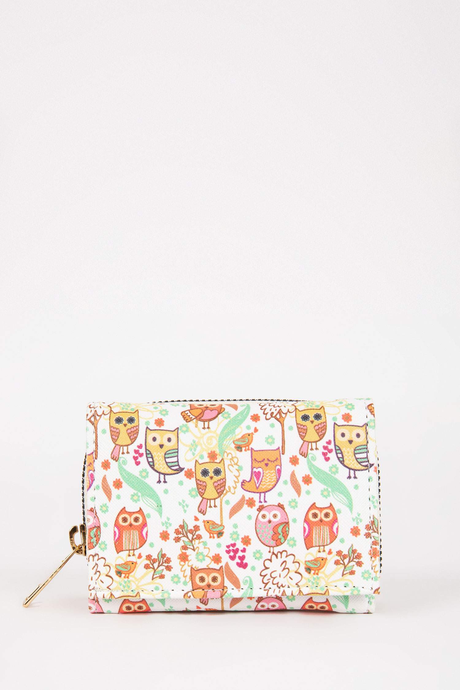 Kadın Desenli Suni Deri Cüzdan