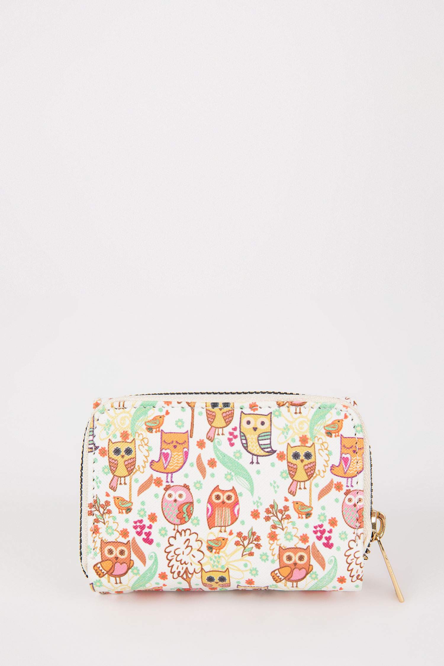 Kadın Desenli Suni Deri Cüzdan