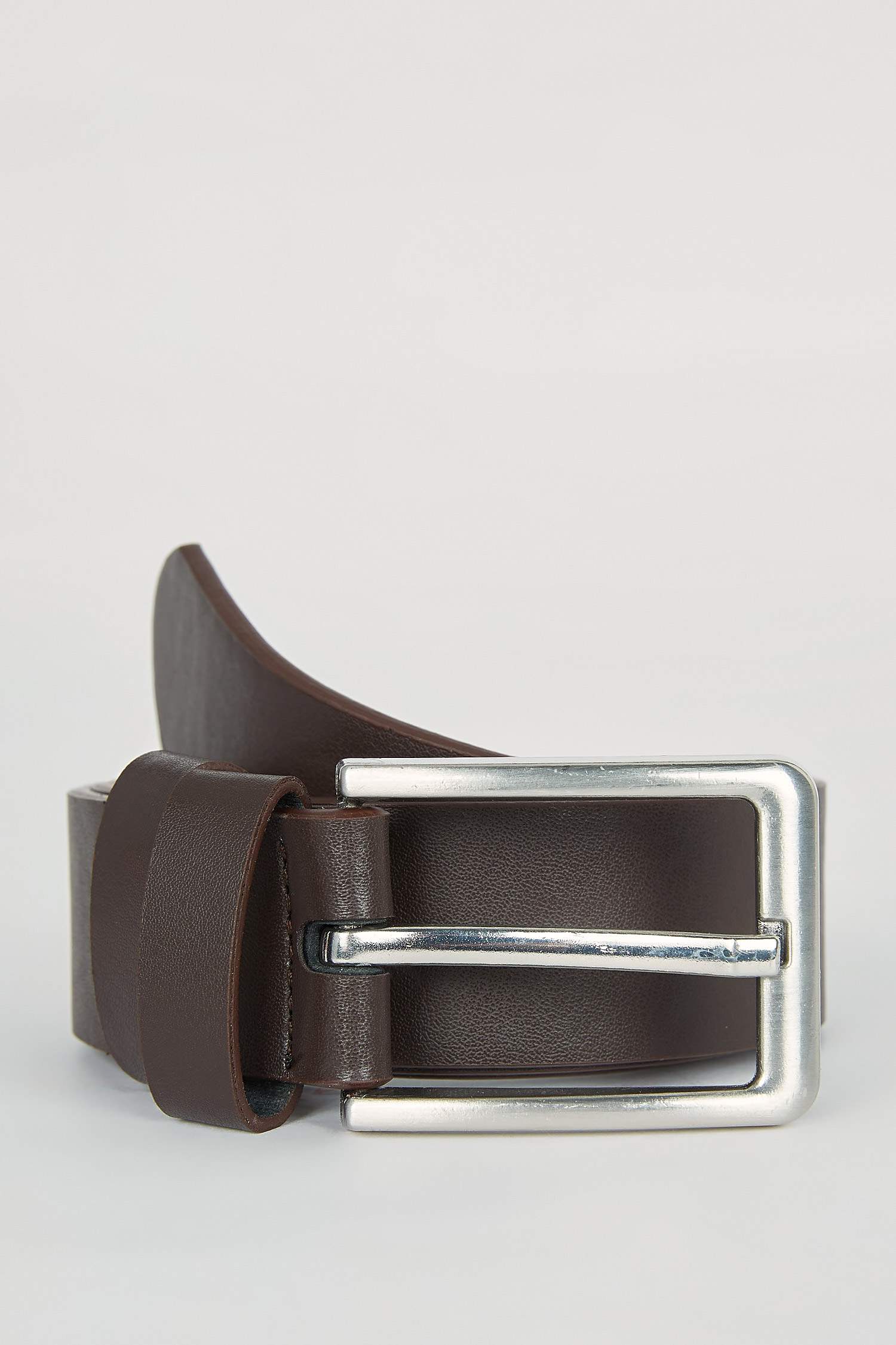Man Faux Leather Classic Belt