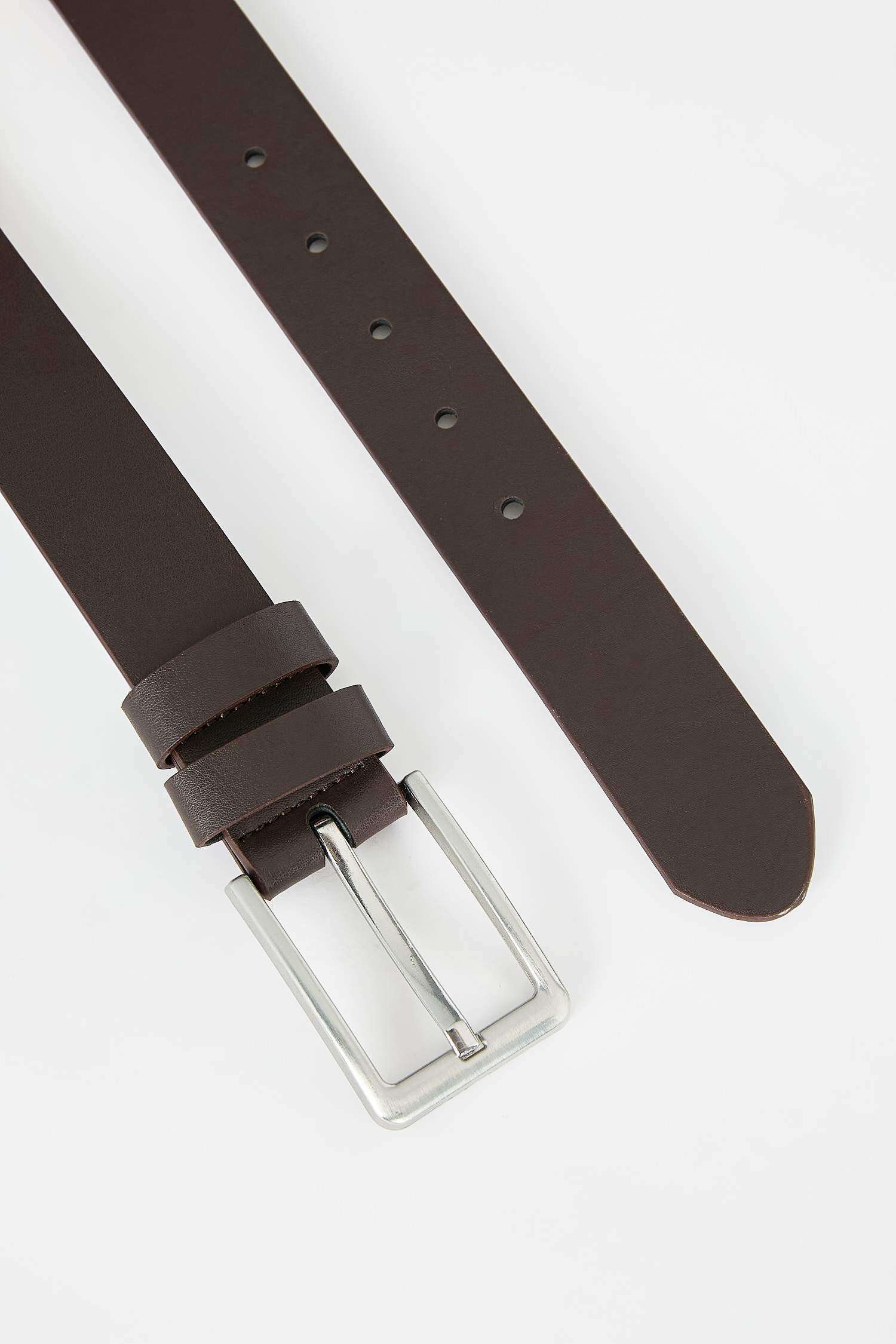 Man Faux Leather Classic Belt