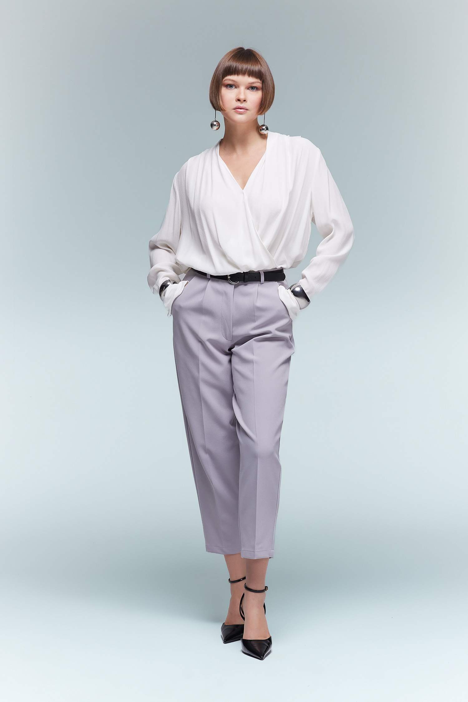 Брюки с карманами