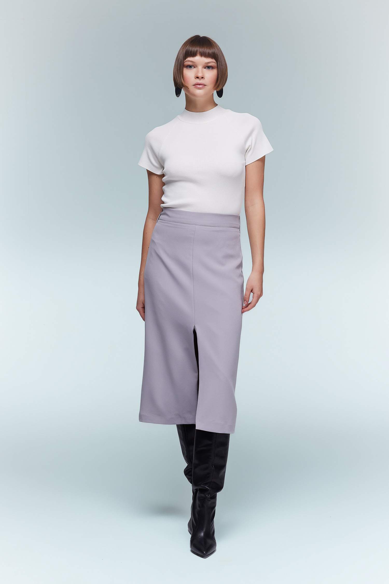 Pull Coupe Régulière Demi-Col De Tortue