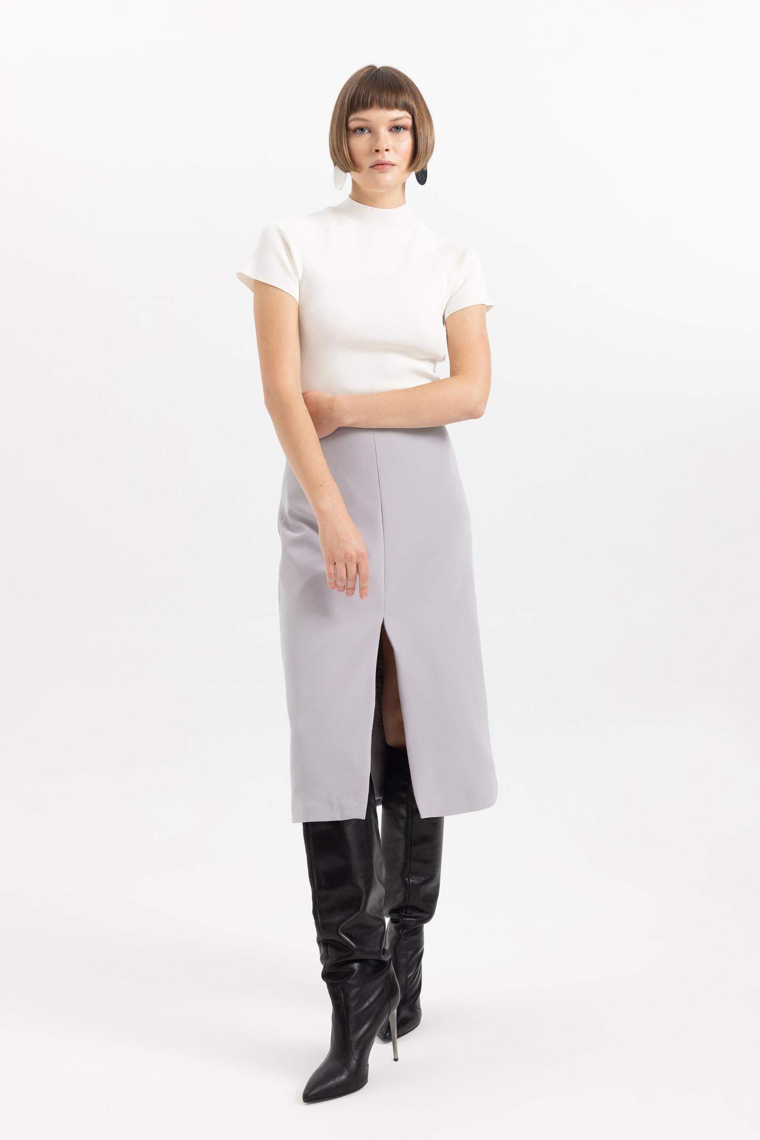 Pull Coupe Régulière Demi-Col De Tortue