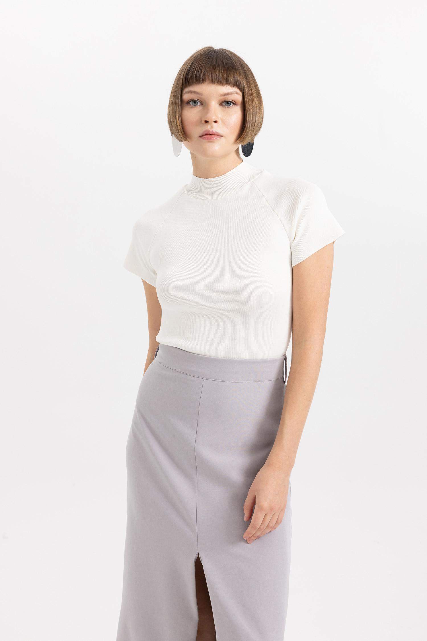 Pull Coupe Régulière Demi-Col De Tortue