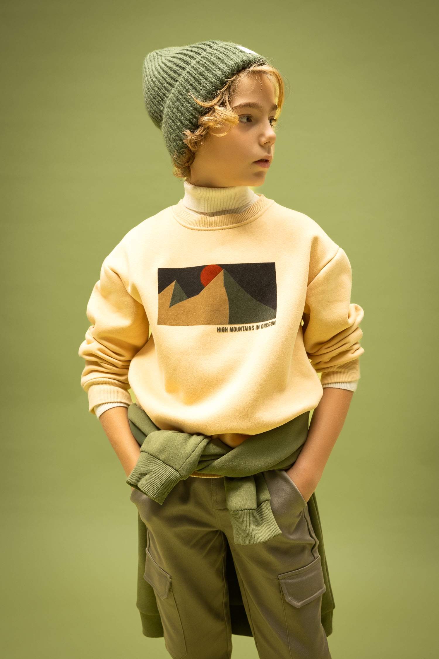 Світшот оверсайз з товстої тканини для хлопчиків