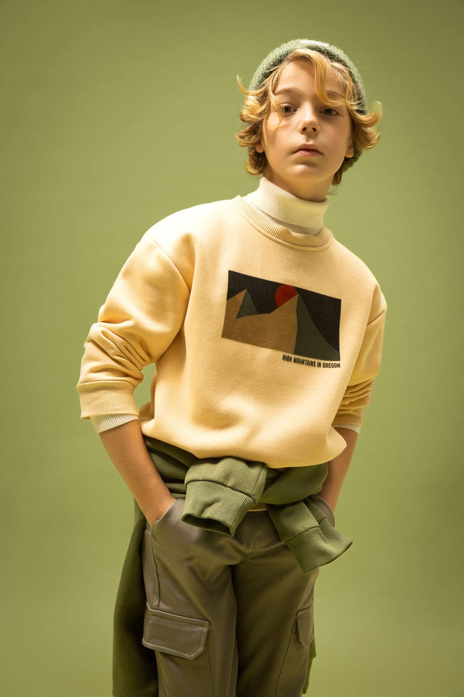 Світшот оверсайз з товстої тканини для хлопчиків