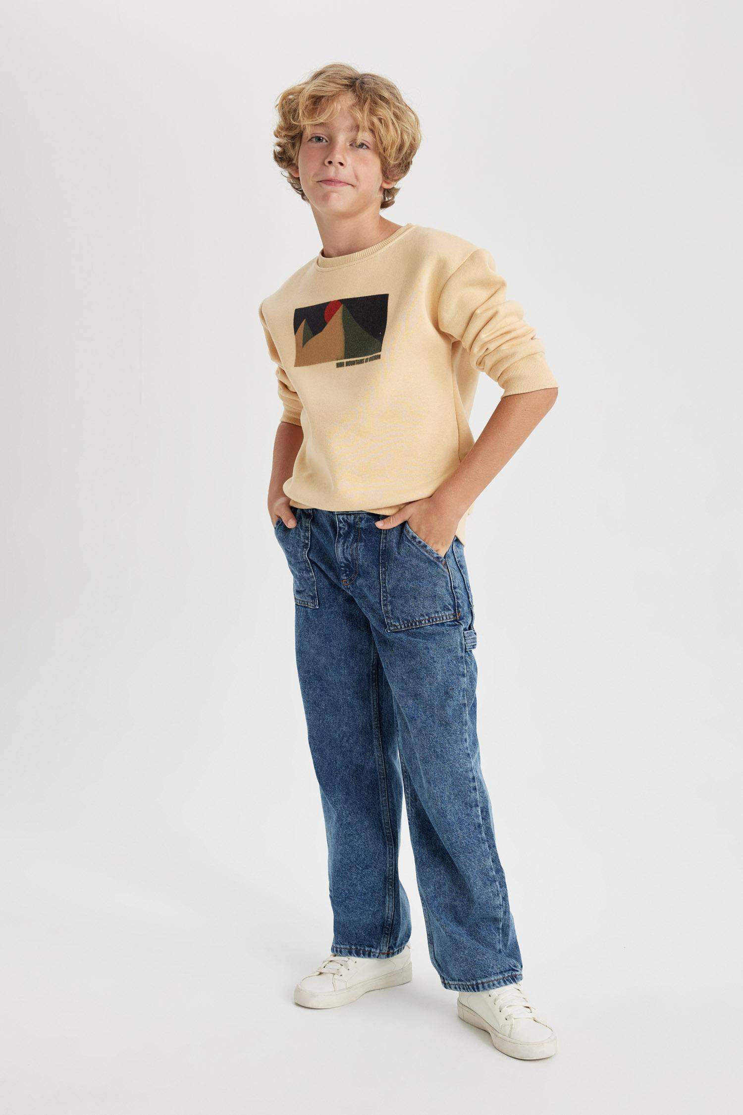 Світшот оверсайз з товстої тканини для хлопчиків