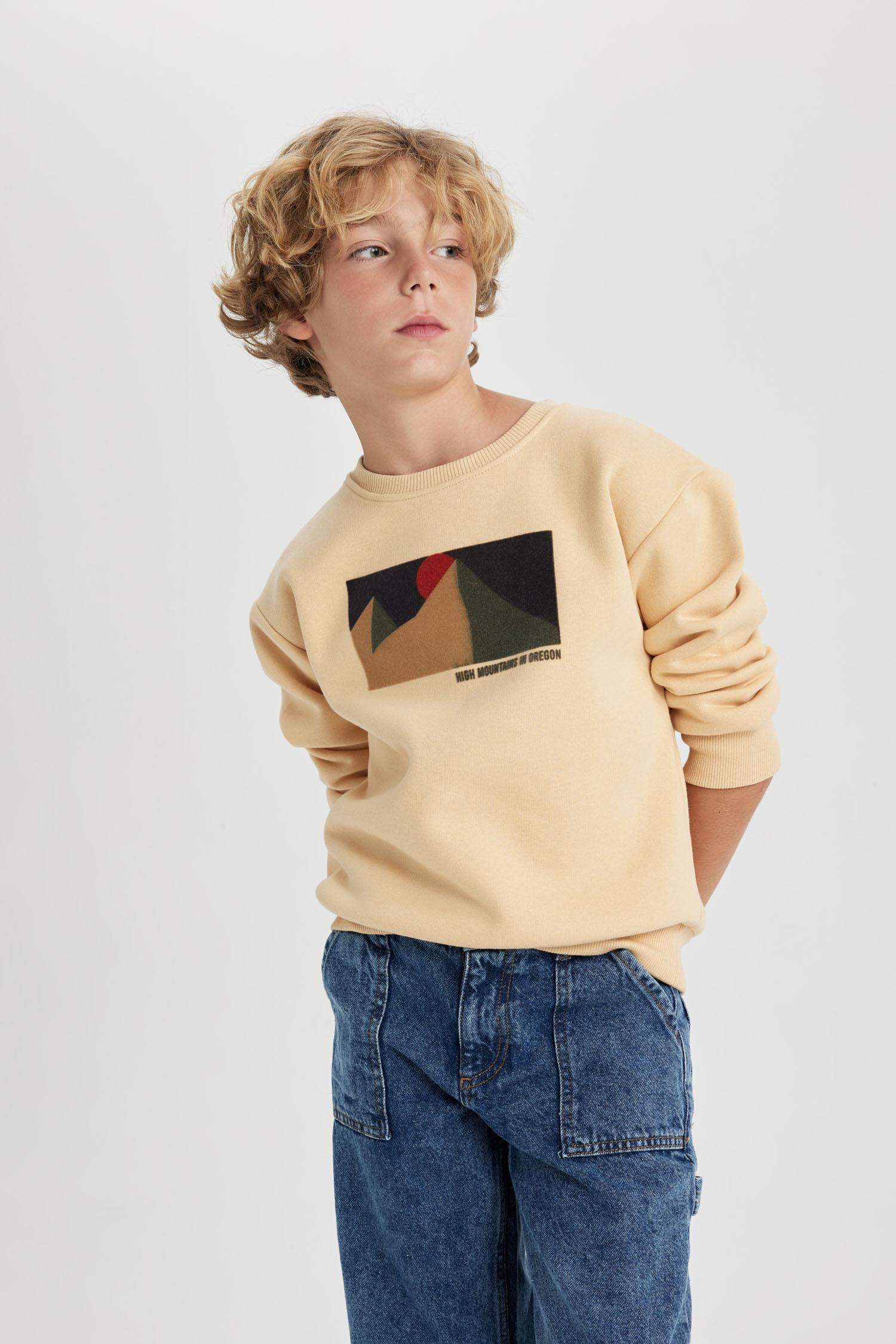 Світшот оверсайз з товстої тканини для хлопчиків