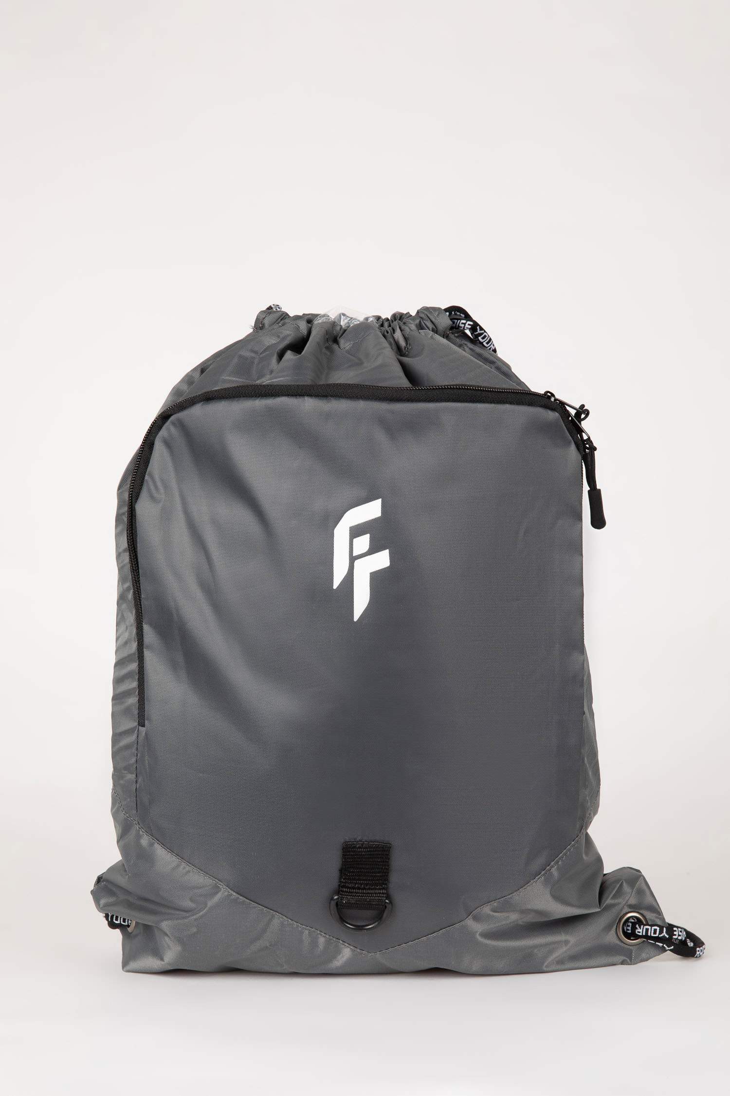 Erkek Su Geçirmez Kumaş Slogan Sırt Çantası