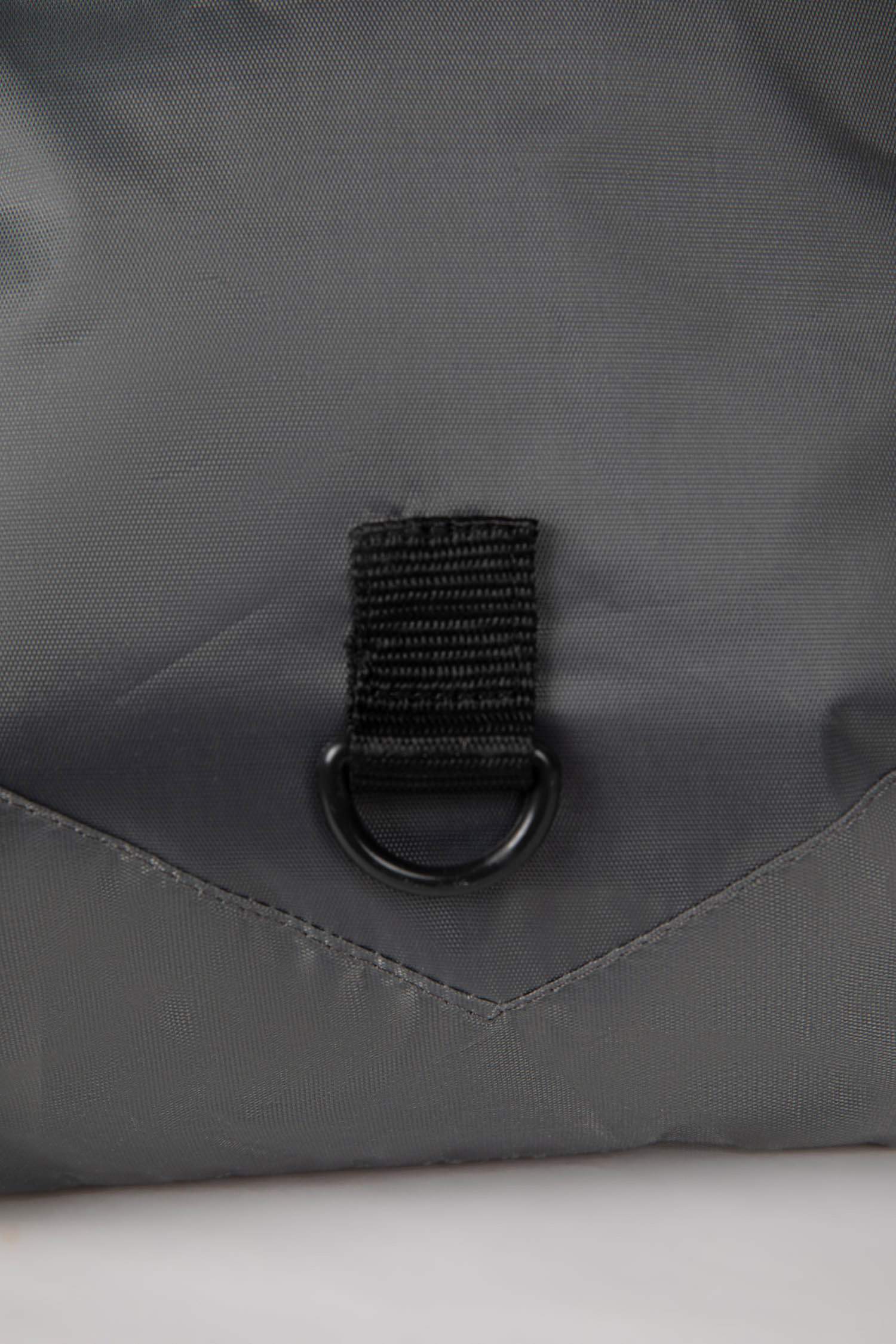 Erkek Su Geçirmez Kumaş Slogan Sırt Çantası