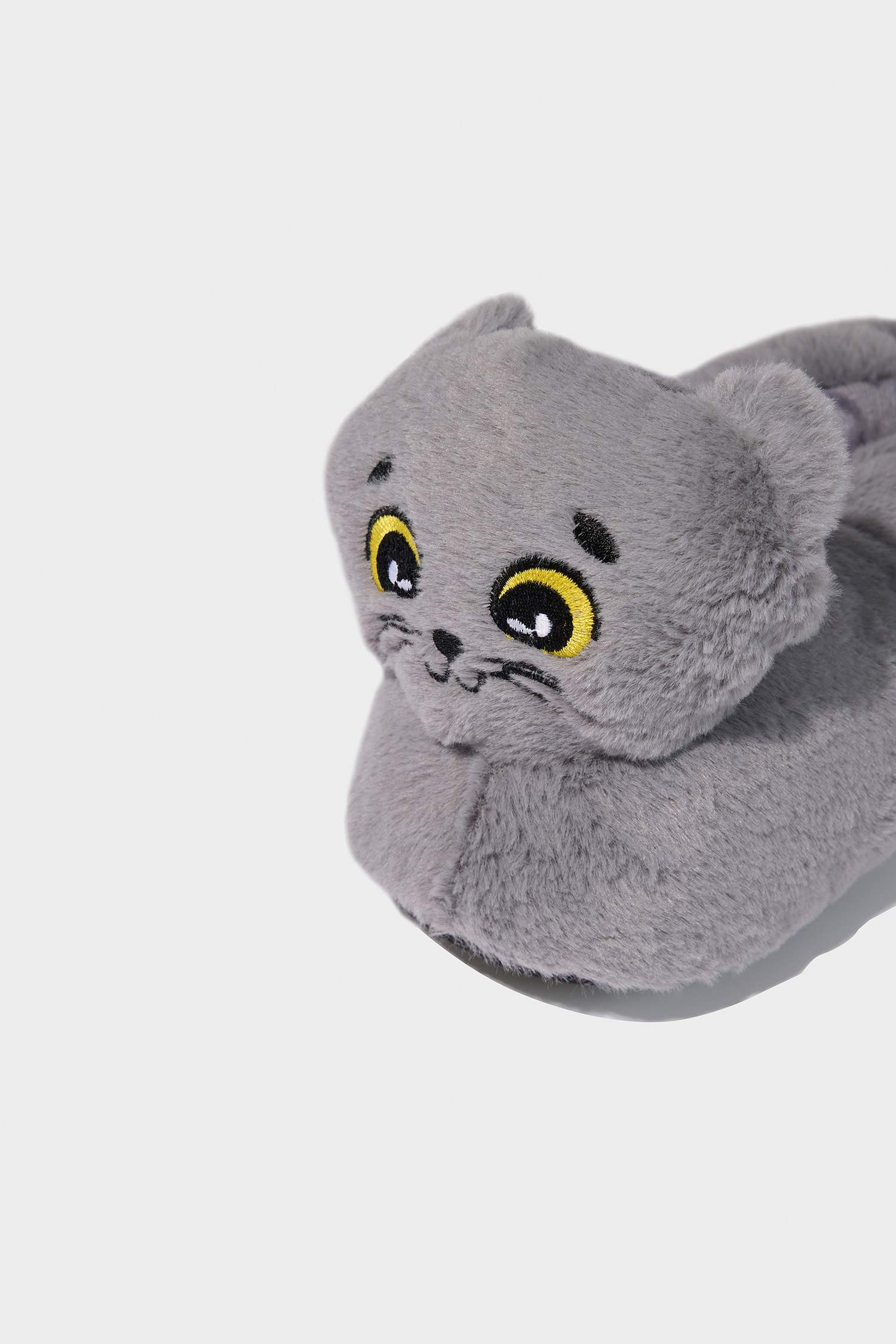 Kadın Kedi Temalı Düz Taban Panduf