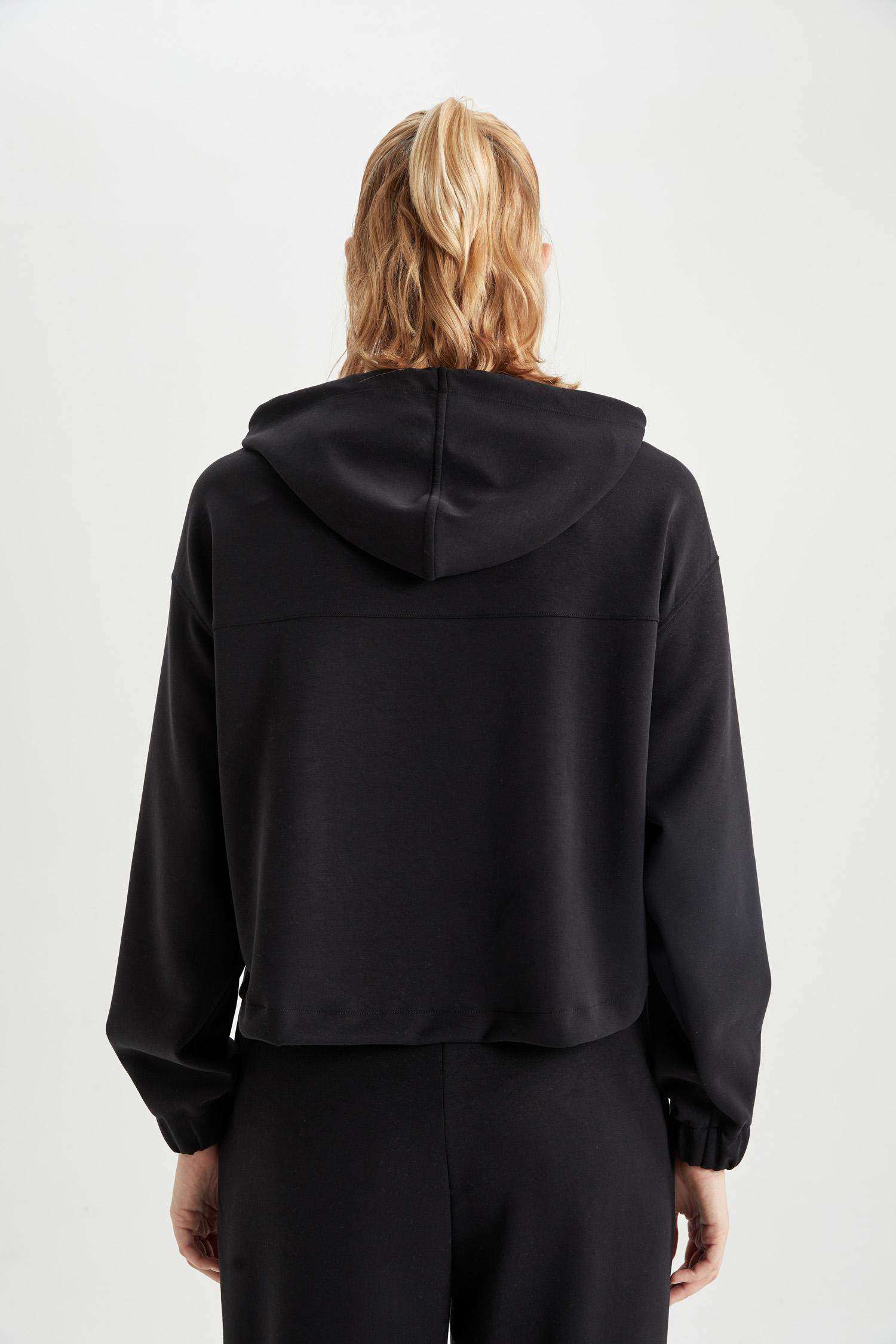 Oversize Premium Kapüşonlu Sporcu Sweatshirt