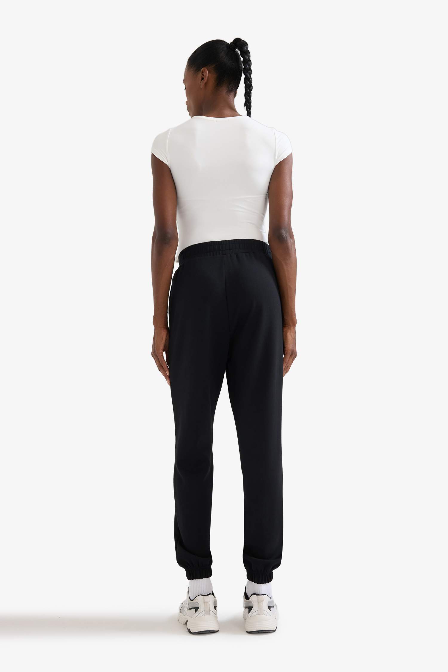 DeFactoFit Standart Fit Cepli Jogger Paça Standart Fit Basic Modal Pantolon