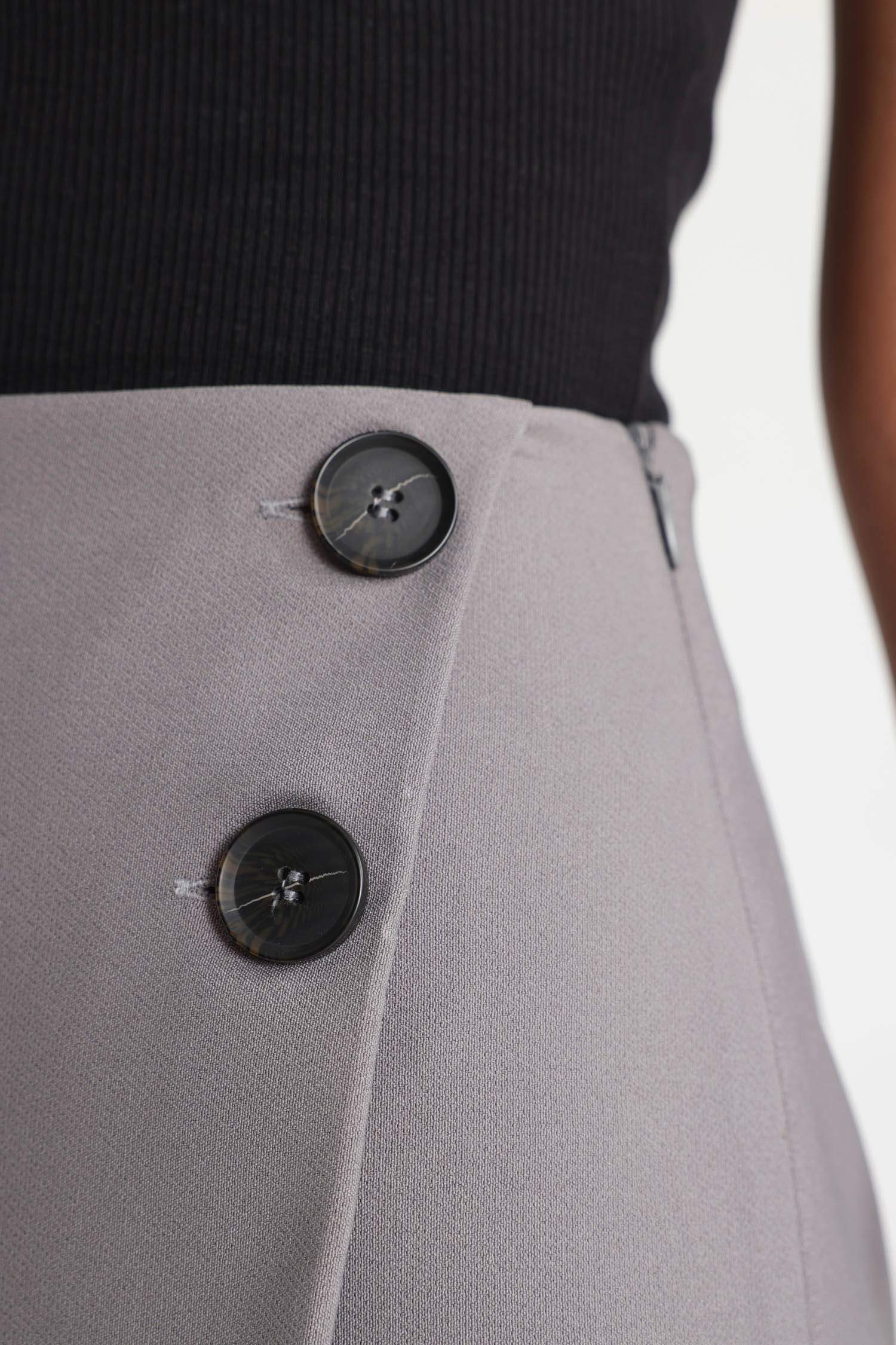 Юбка-шорты с высокой талией