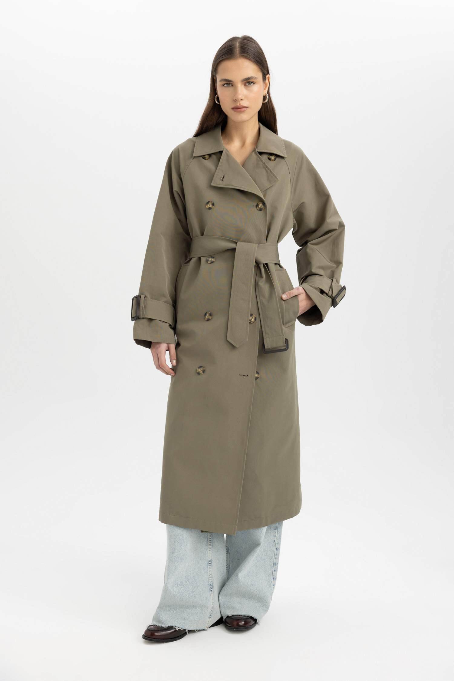 Waterproof Regular Fit Trench Coat