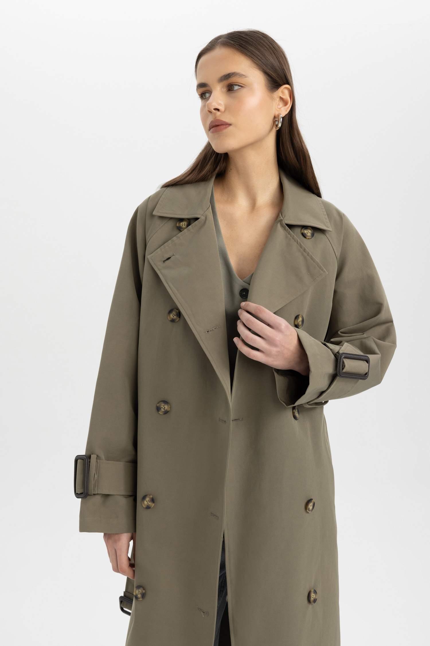 Waterproof Regular Fit Trench Coat