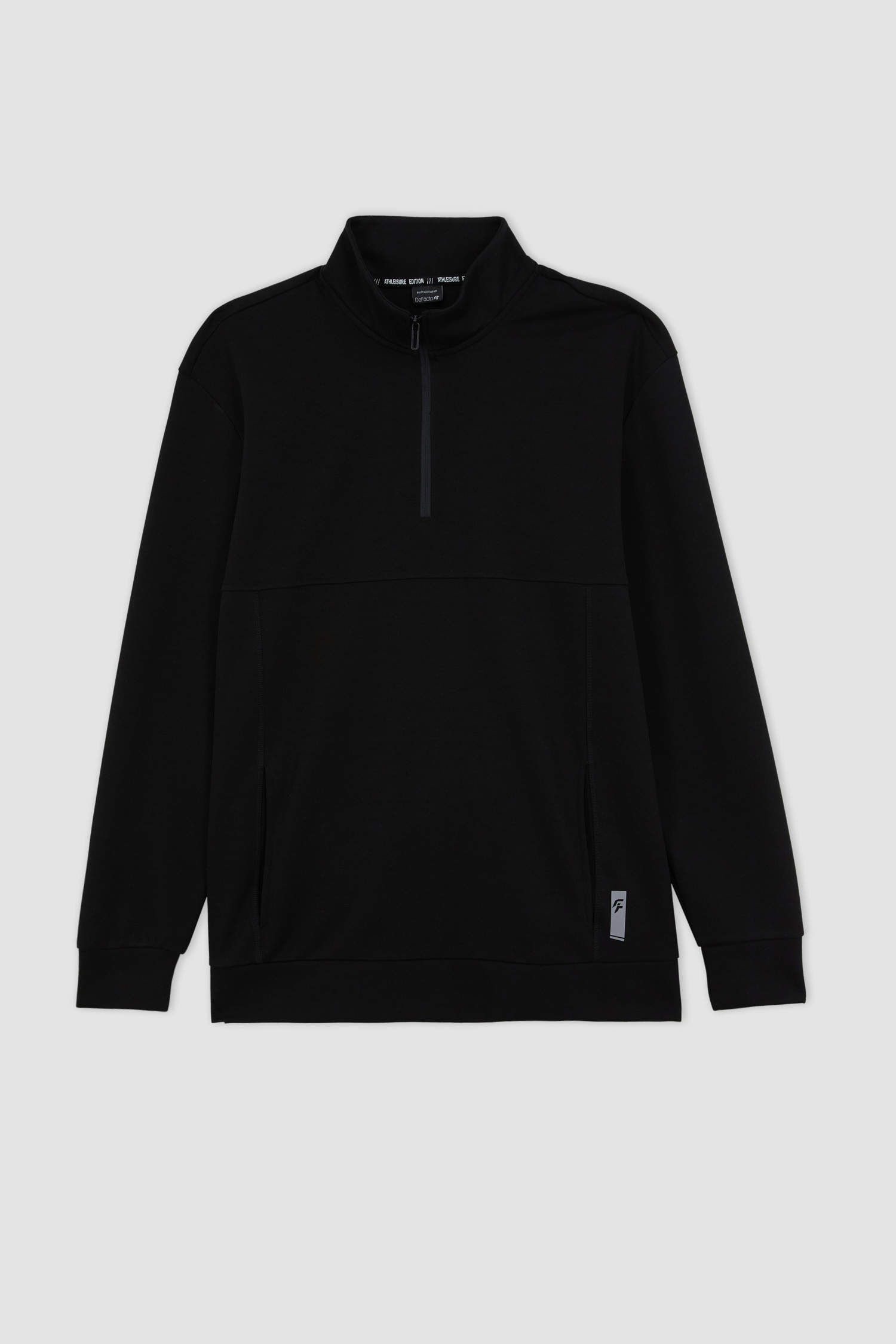 Black Man Standard Fit Long Sleeve Sweatshirt 2904498 | DeFacto