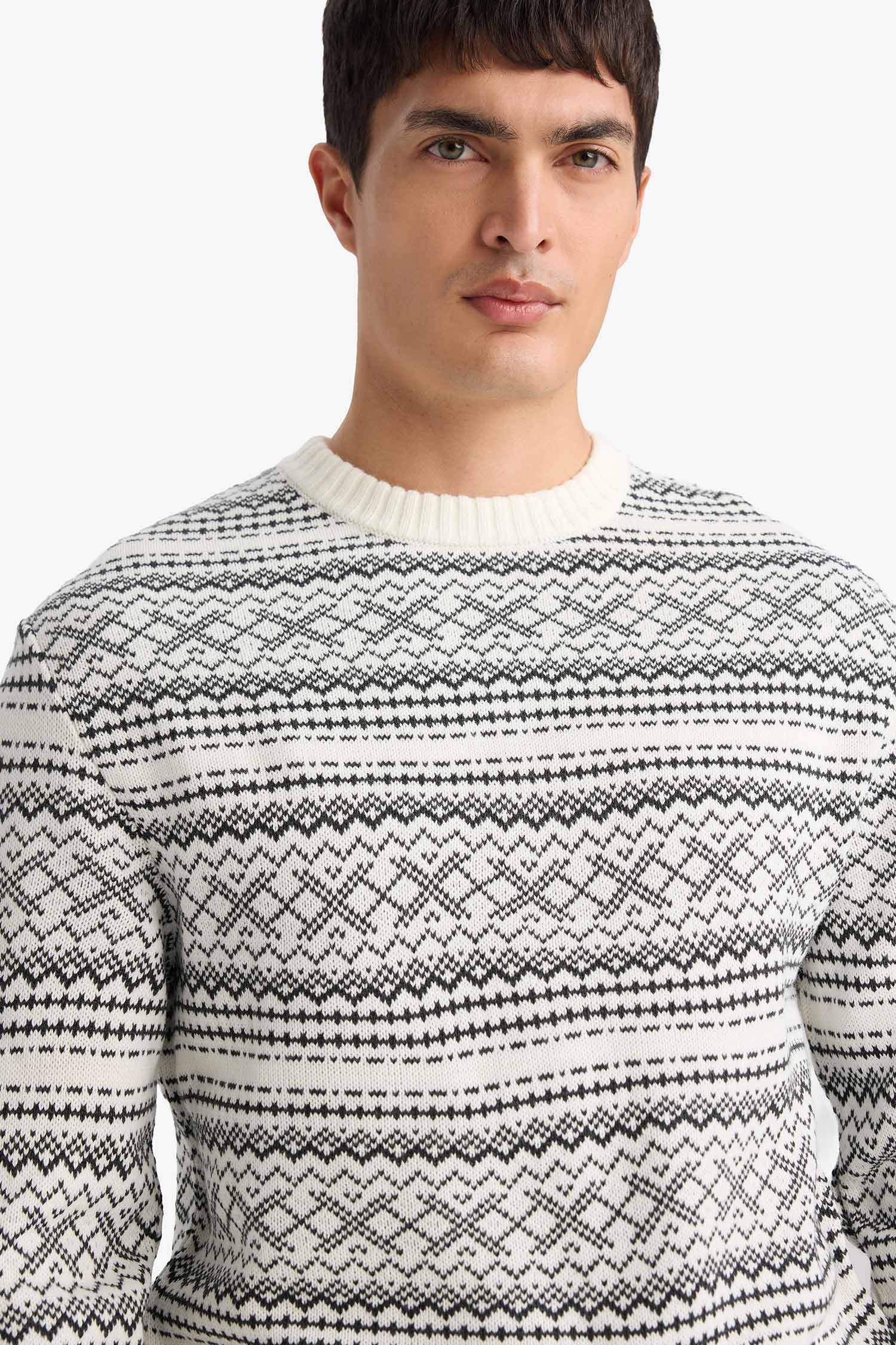 Relax Fit Crew Neck Knitwear Pullover