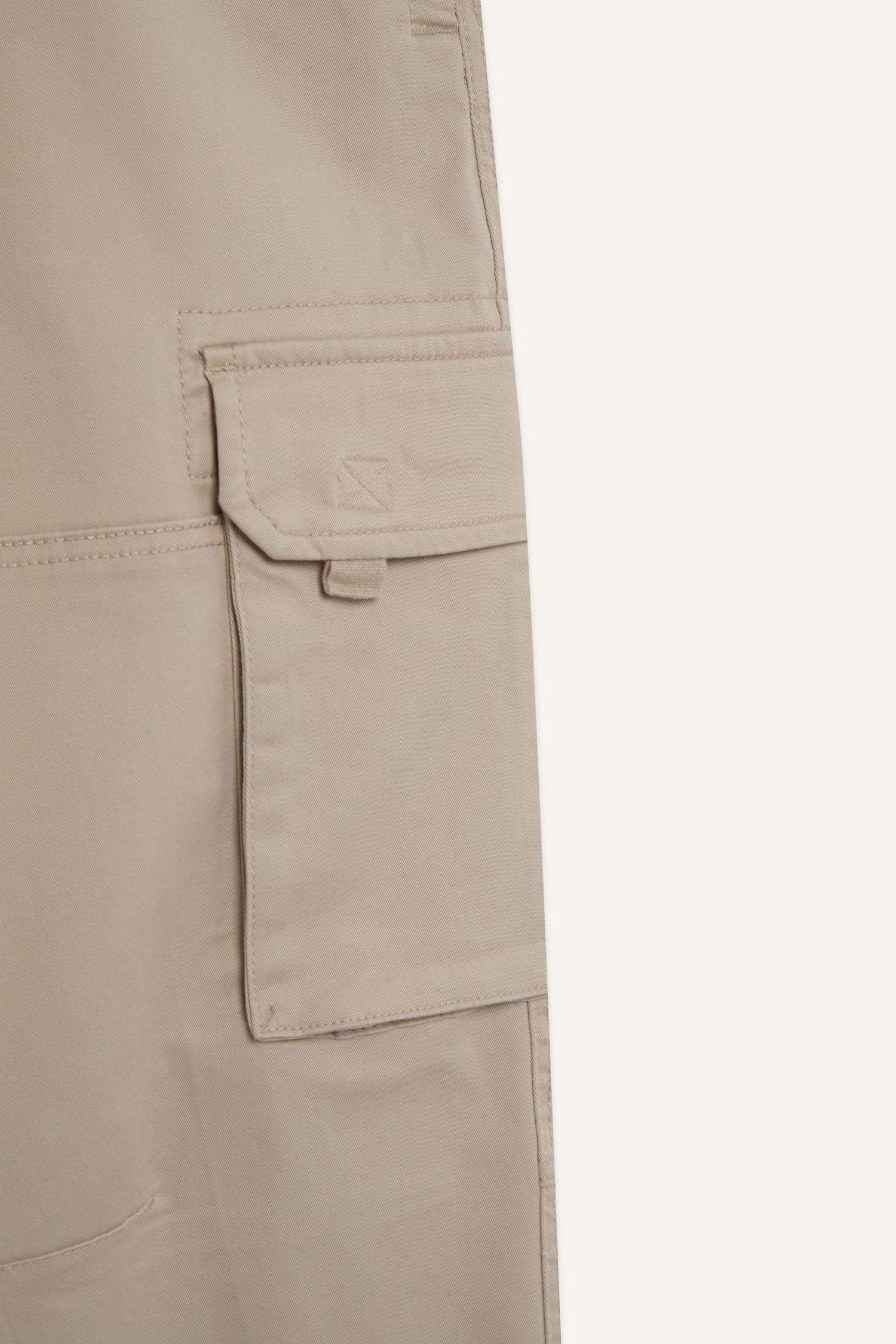 Regular Kargo Cepli Gabardin Jogger Pantolon