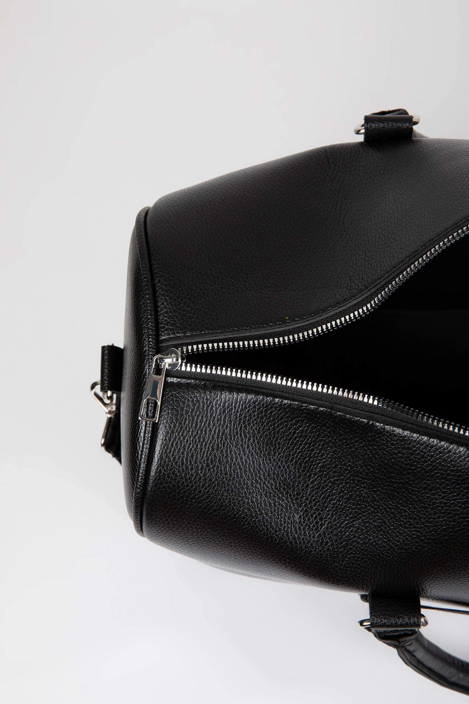 Printed Faux Leather Sports And Travel Bag