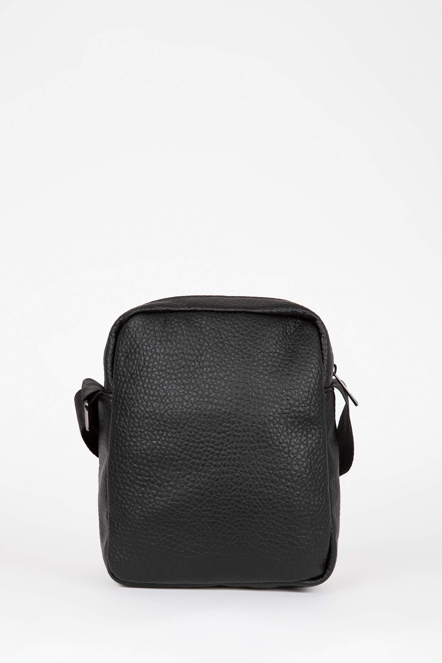 Black MEN Faux Leather Crossbody Bag 2899199 | DeFacto