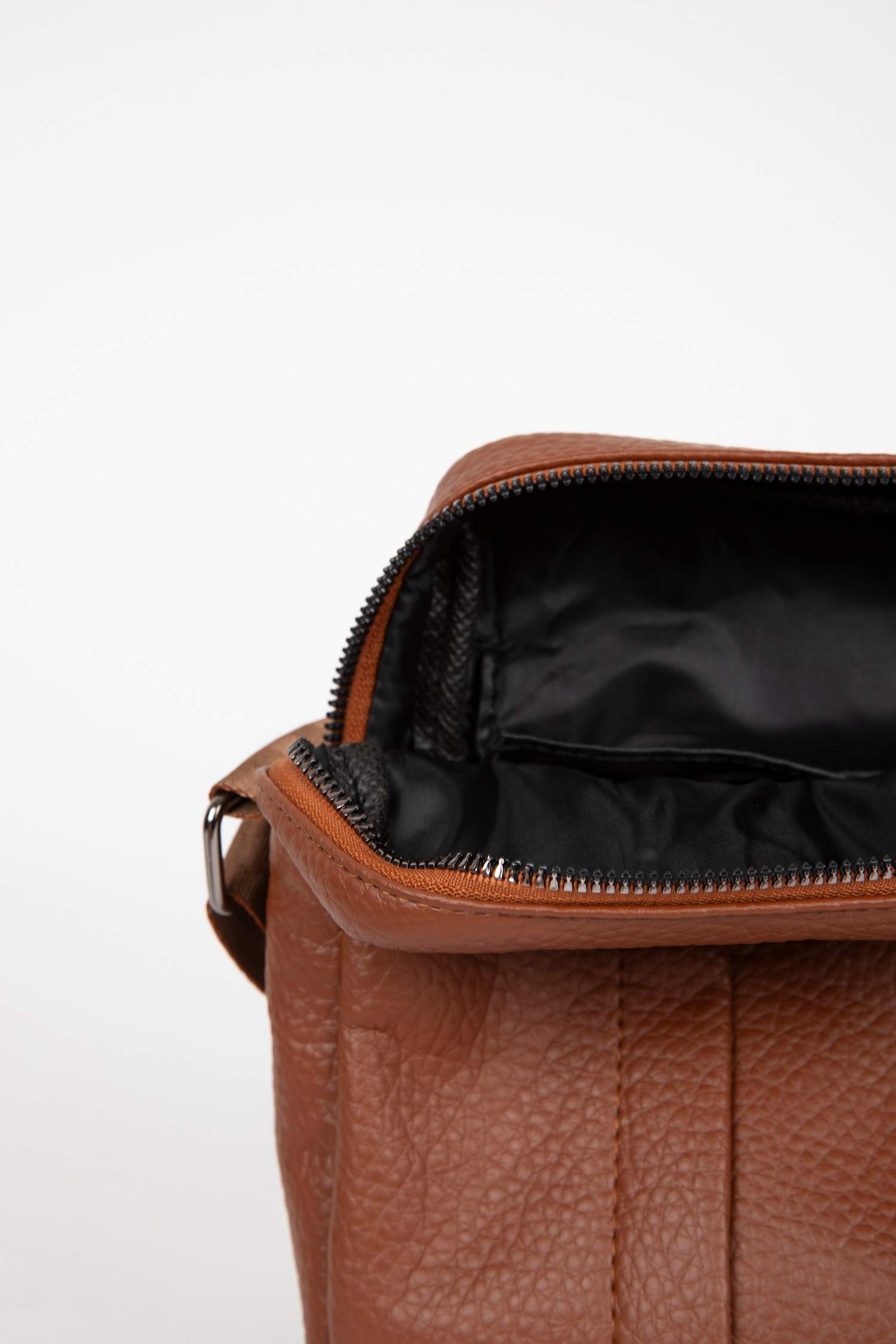 Faux Leather Crossbody Bag