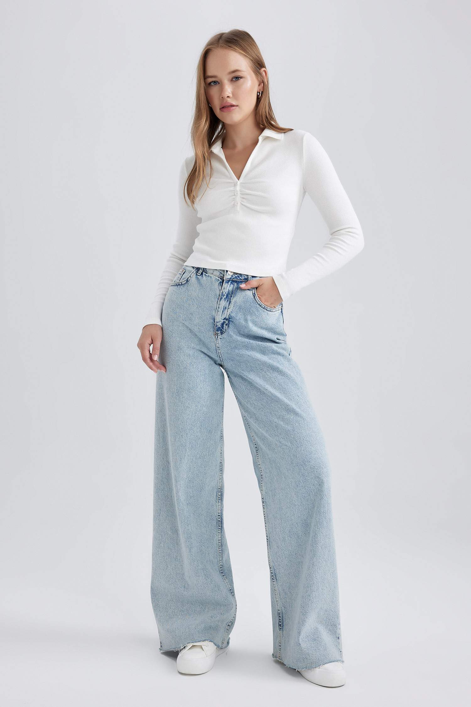 Slim Fit Camisole Long Sleeve T-Shirt