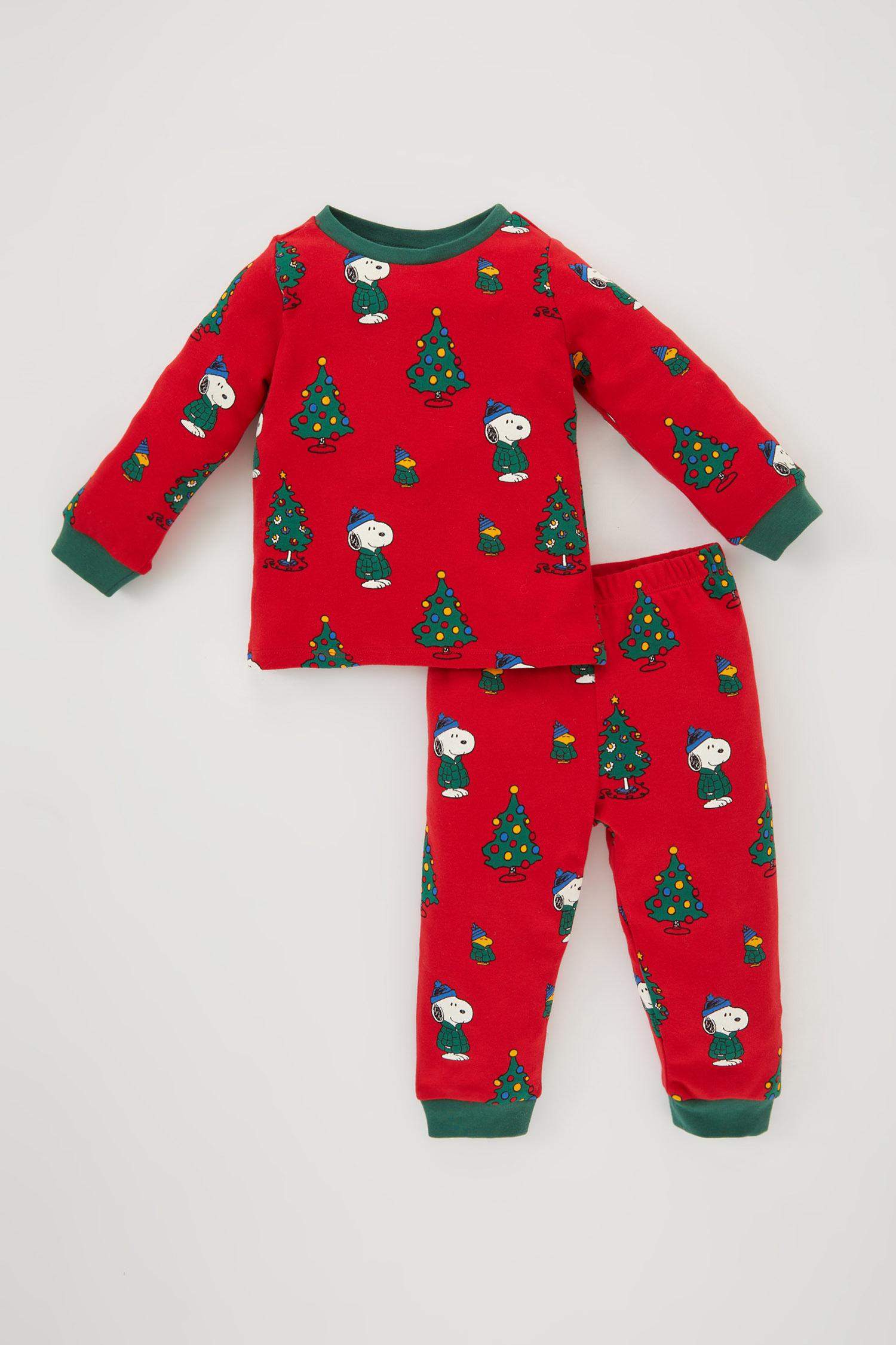 Пижама новогодняя Snoopy для малышей мальчиков