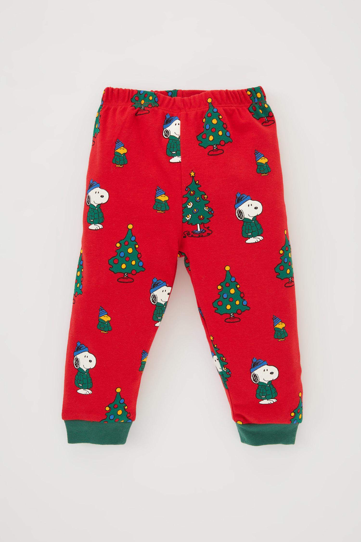 Пижама новогодняя Snoopy для малышей мальчиков